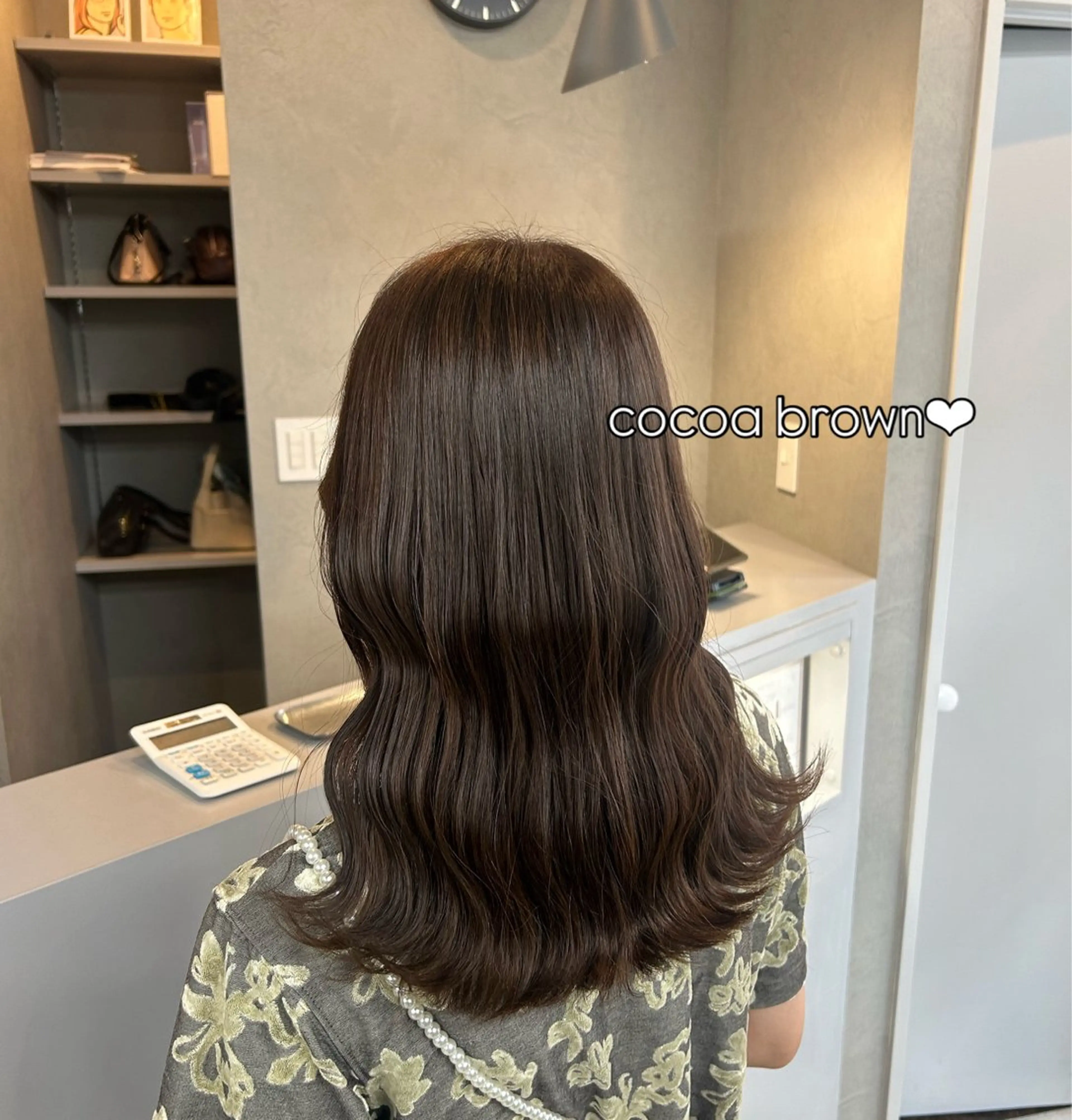 ロング カット ヘアカラー トリートメント shiori GiseL小倉のヘアスタイル