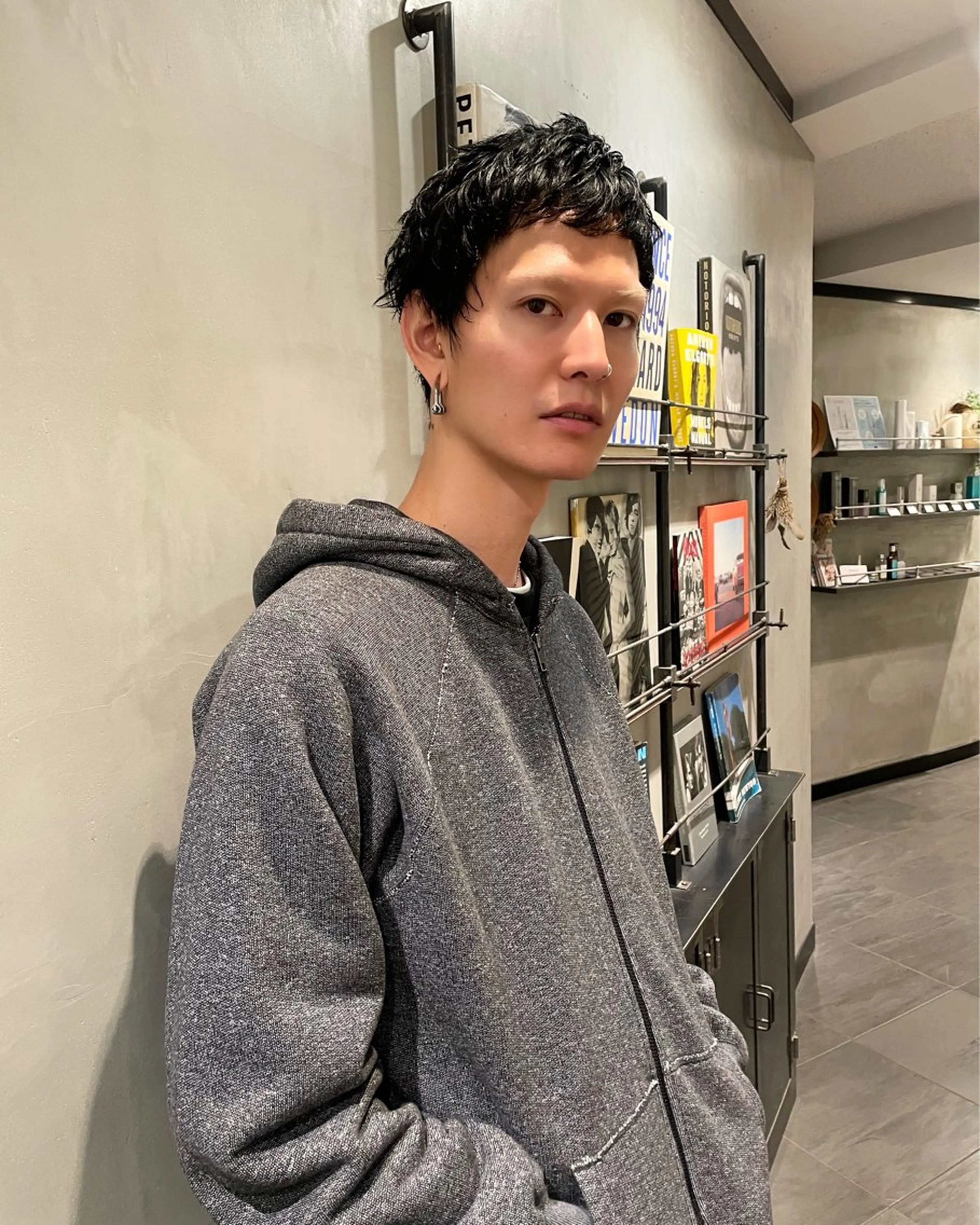 ショート カラー メンズ カット トリートメント 優 作のヘアスタイル