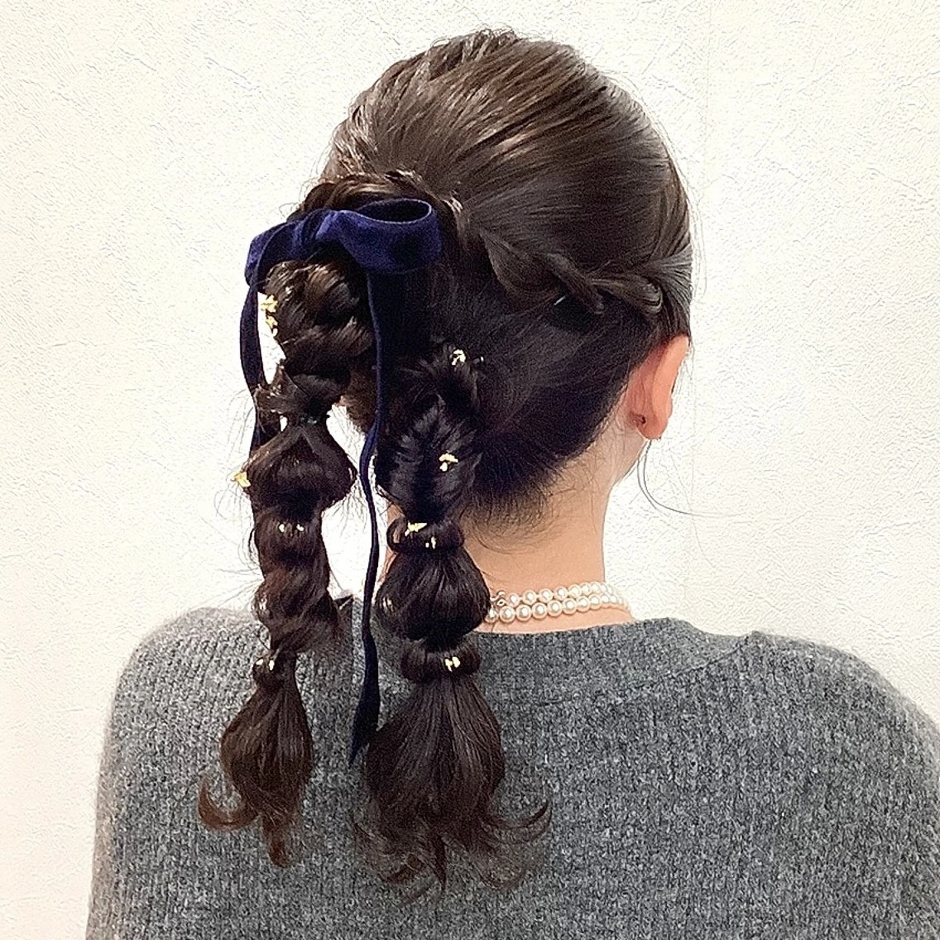 セミロング ヘアアレンジ ヘアセット ヘアアレンジ/透明感 カラー/AKARIのヘアスタイル