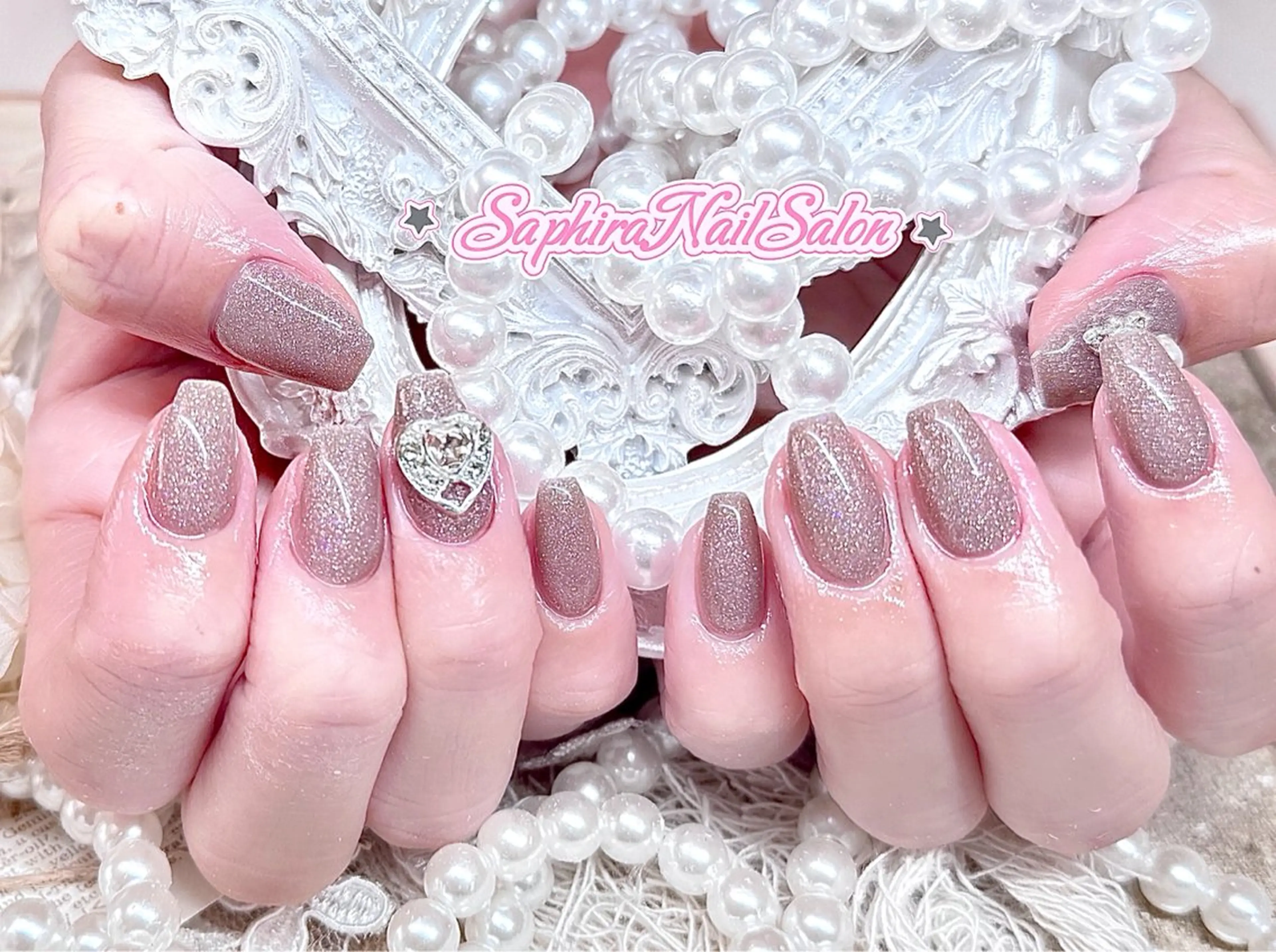 カラー ハンドネイル Saphiraネイル サロン錦糸町のネイルデザイン