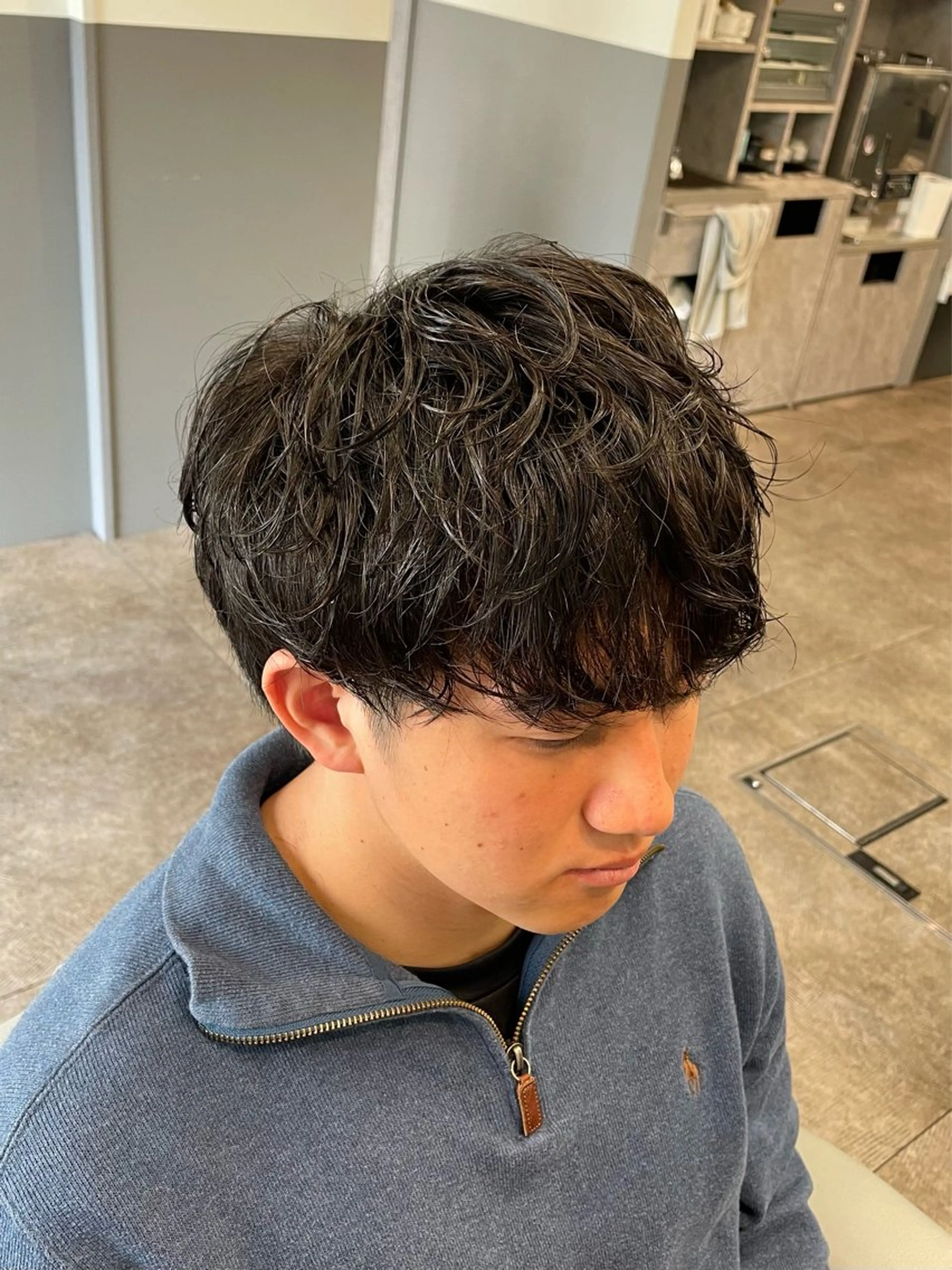 パーマ メンズ メンズパーマ Noisyle 西本町店所属・メンズ特化美容師 ⭐️ヤマモトのヘアスタイル