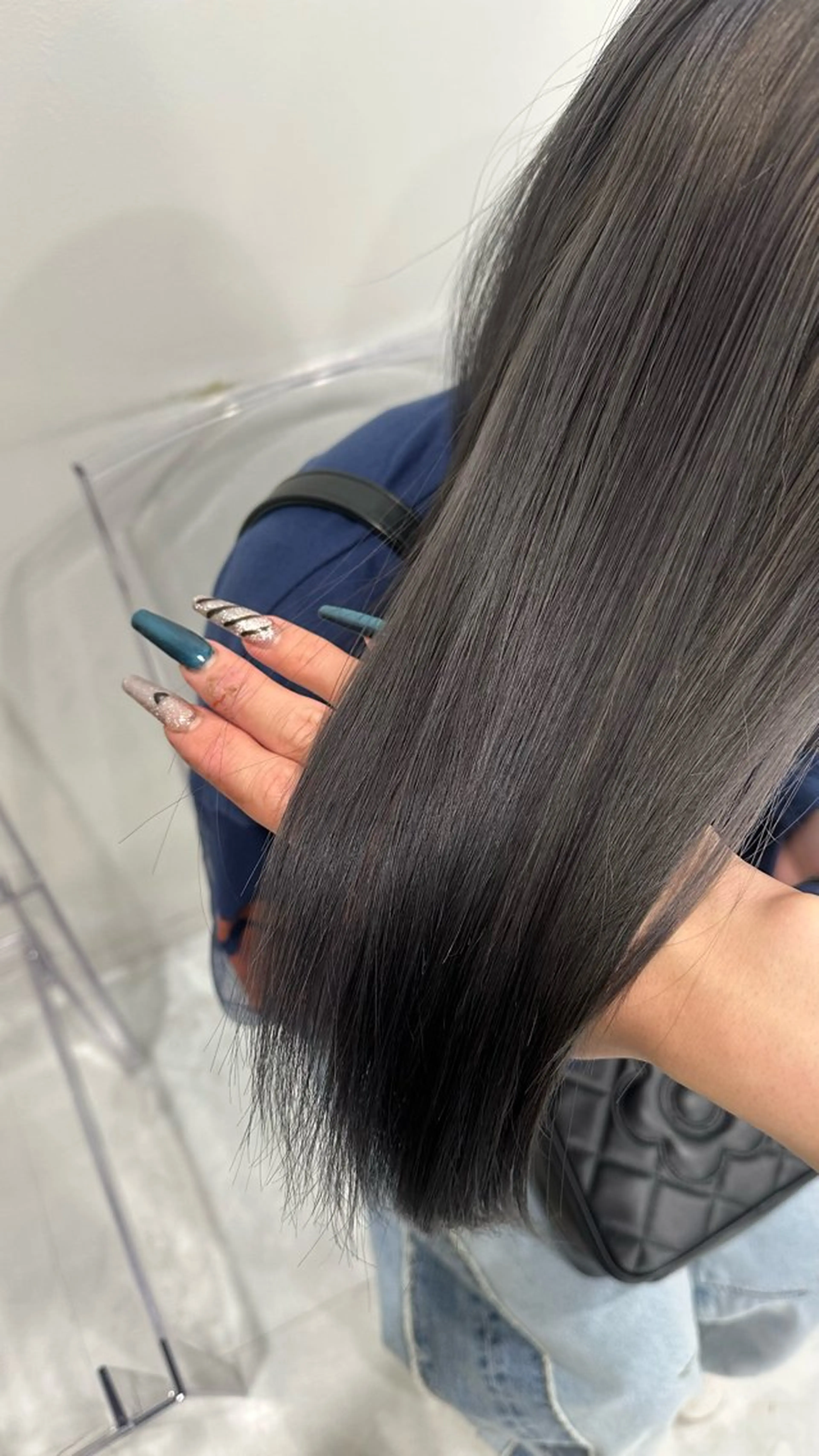 ロング カラー ハイトーン🌈メンズ カット♡Machanのヘアスタイル