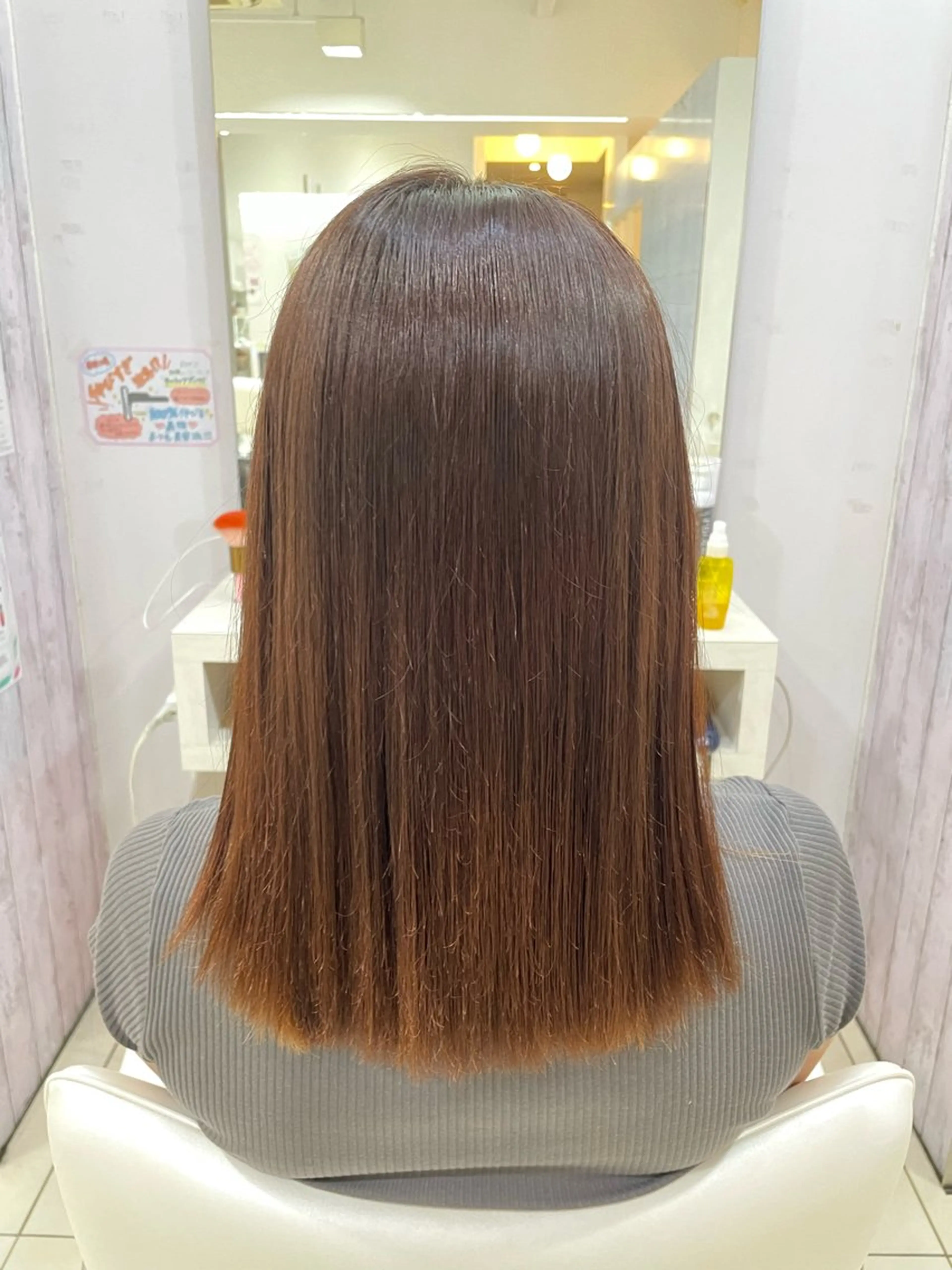 ロング カット 縮毛矯正 トリートメント 艶髪の神様 瀧田嵐士🇰🇷のヘアスタイル