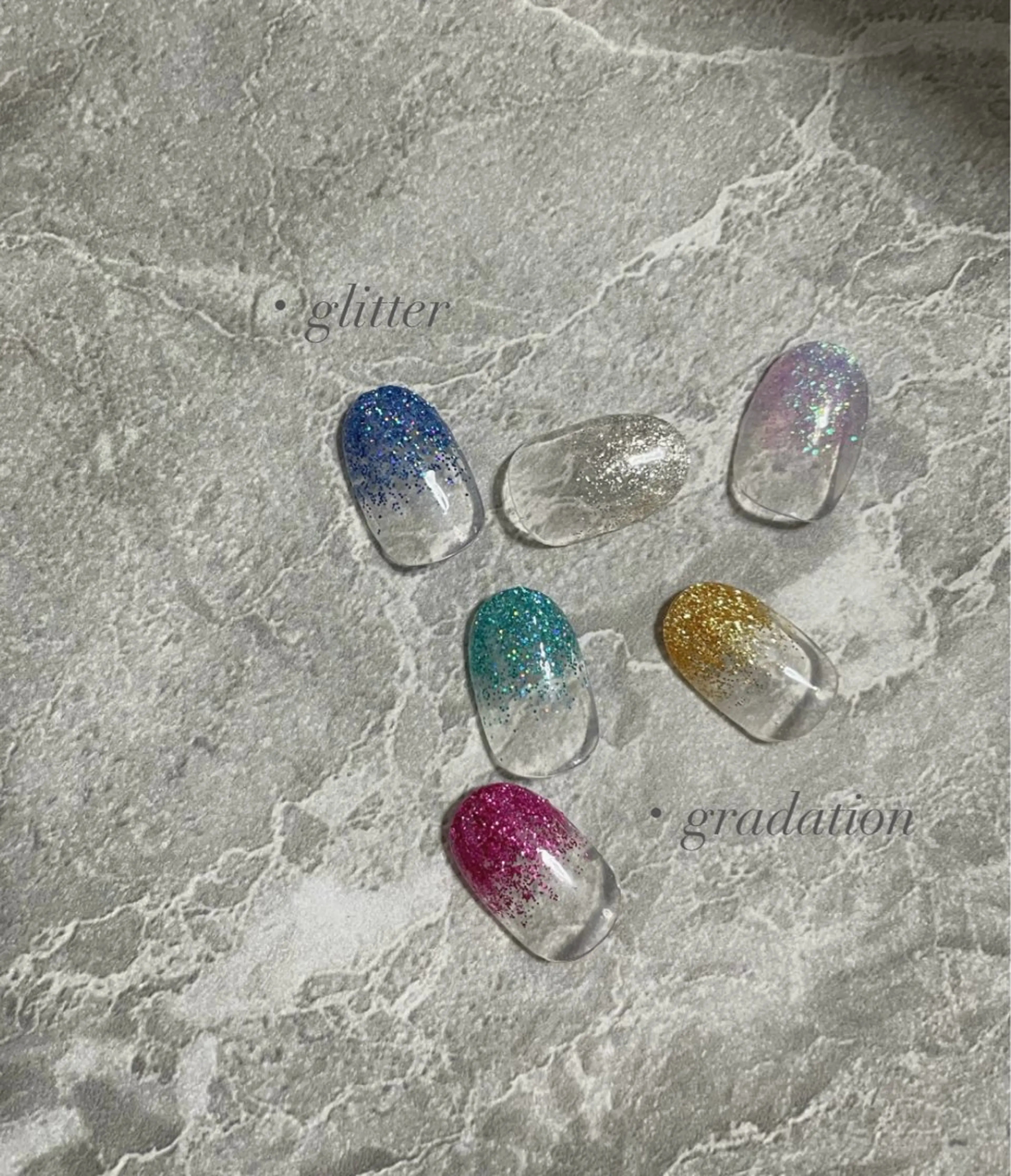 【オフ有り】グラデーション🫧甘皮ケア込みの写真