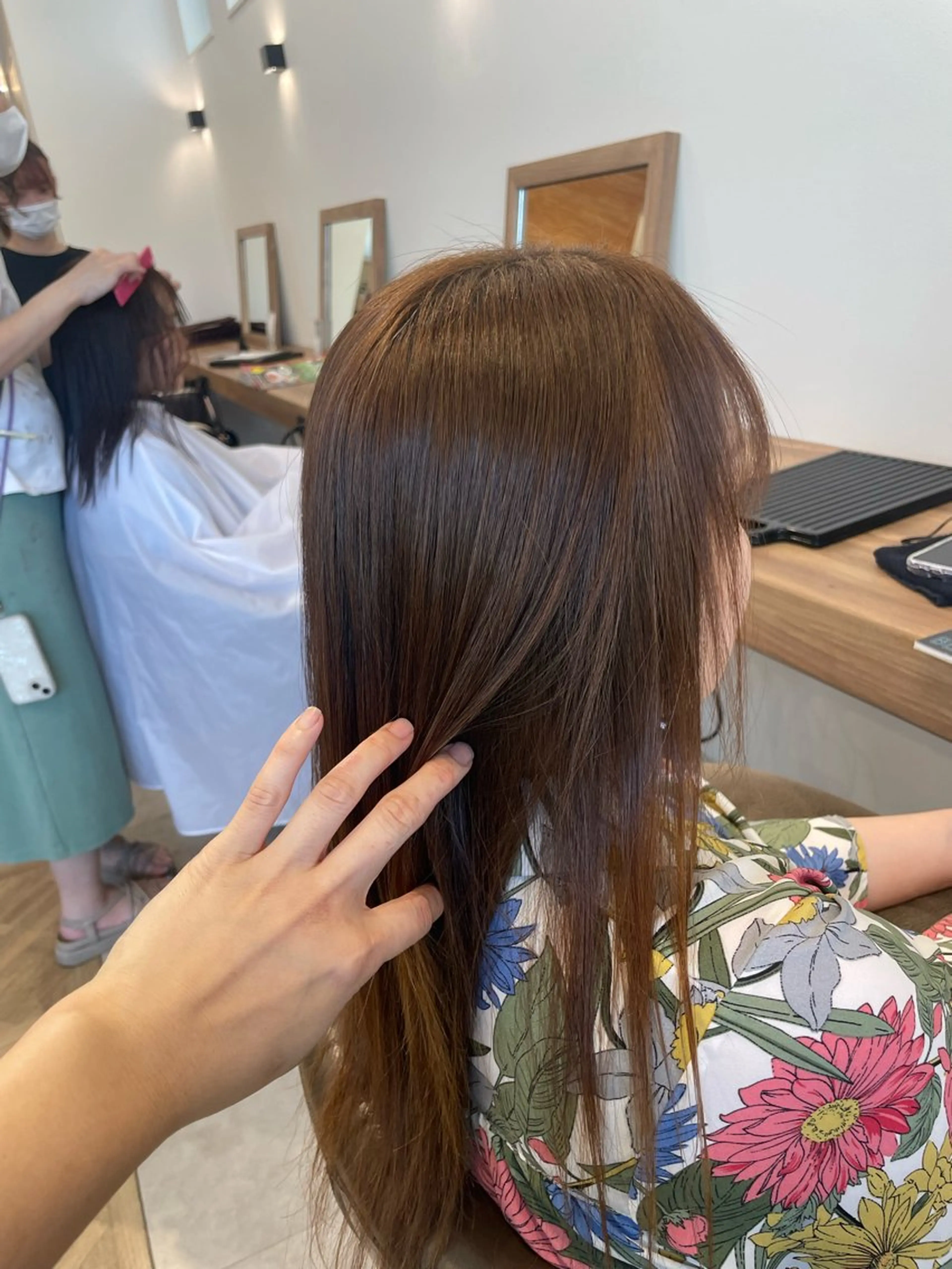 ロング パーマ riddle hair(駒生)所属・山越 美裕樹のヘアスタイル