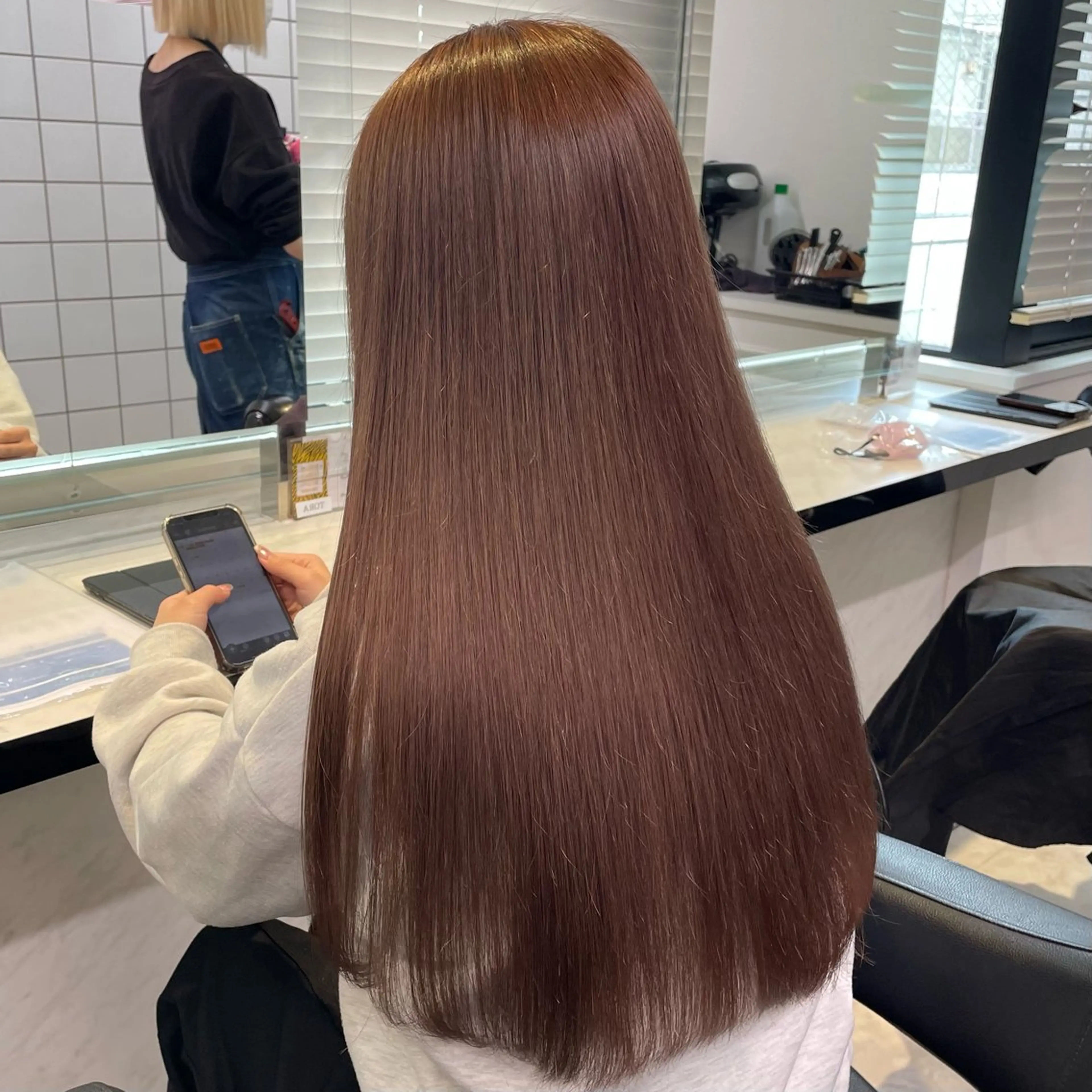 ロング Miwa🤍ダメージ レスカラー特化🦢のヘアスタイル
