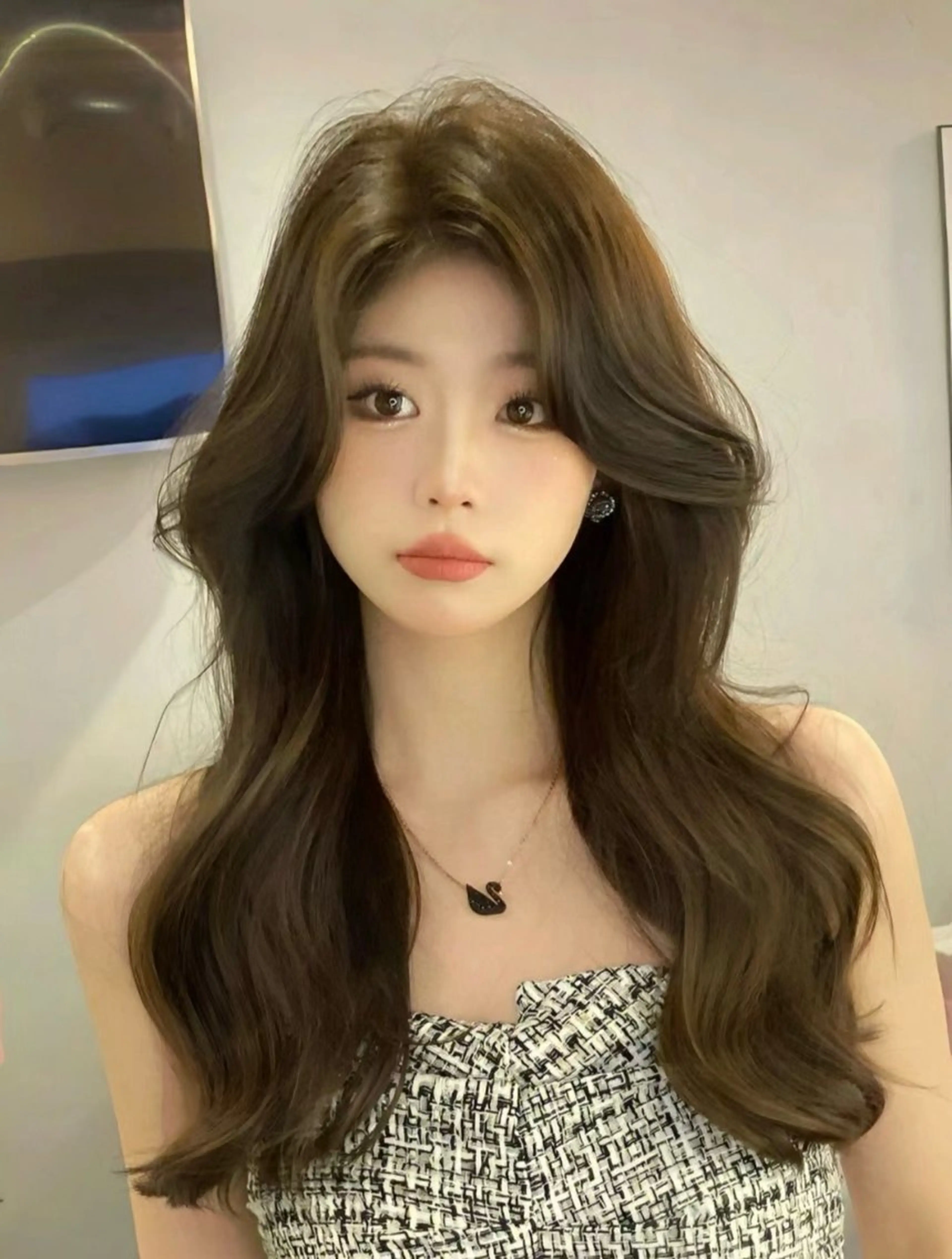 ロング カラー カット ヘアカラー トリートメント ワンホンヘア ケラチン/Kaitoのヘアスタイル