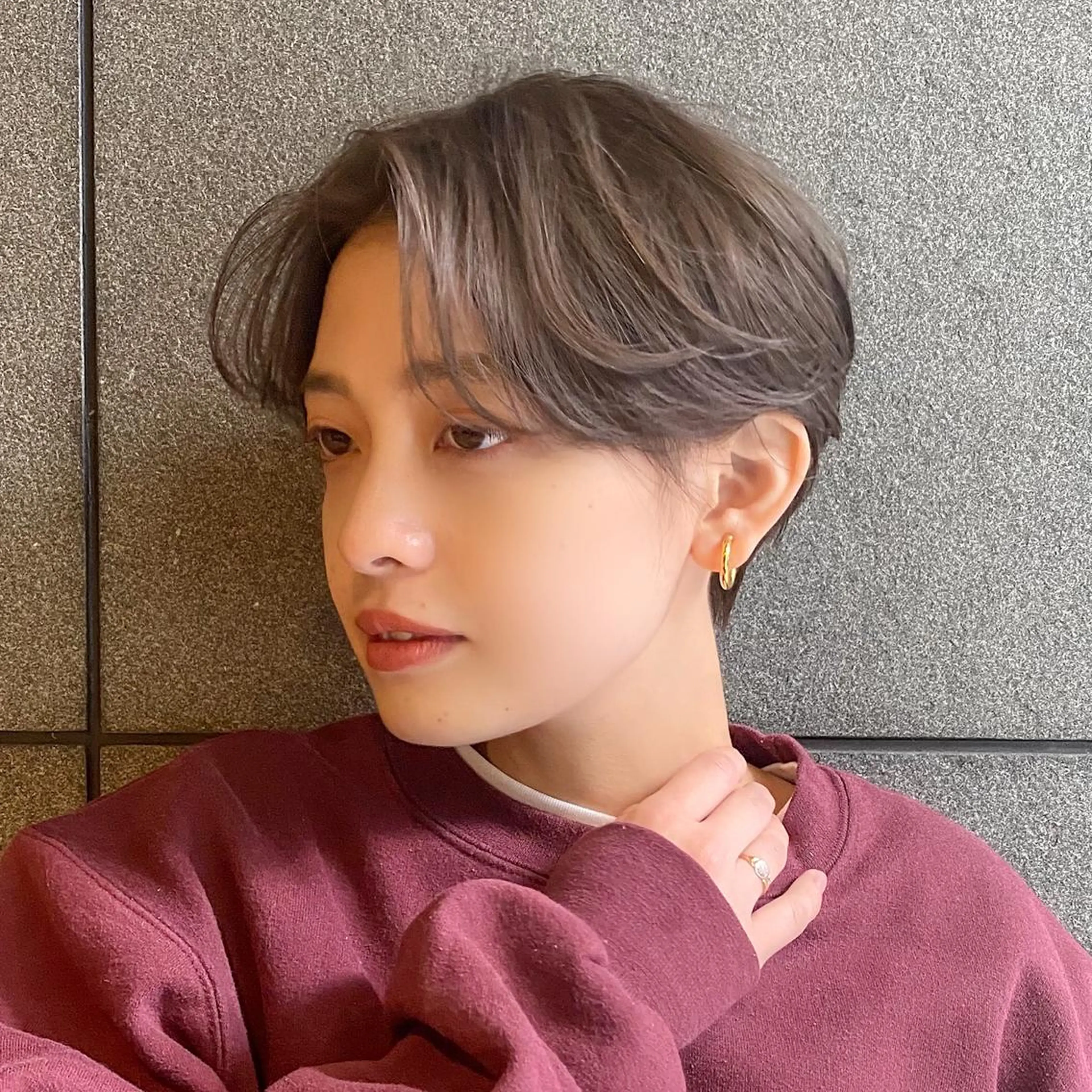 ショート カラー パーマ ヘアアレンジ 口コミ高評価👍✨ フチタミサオ🦋のヘアスタイル