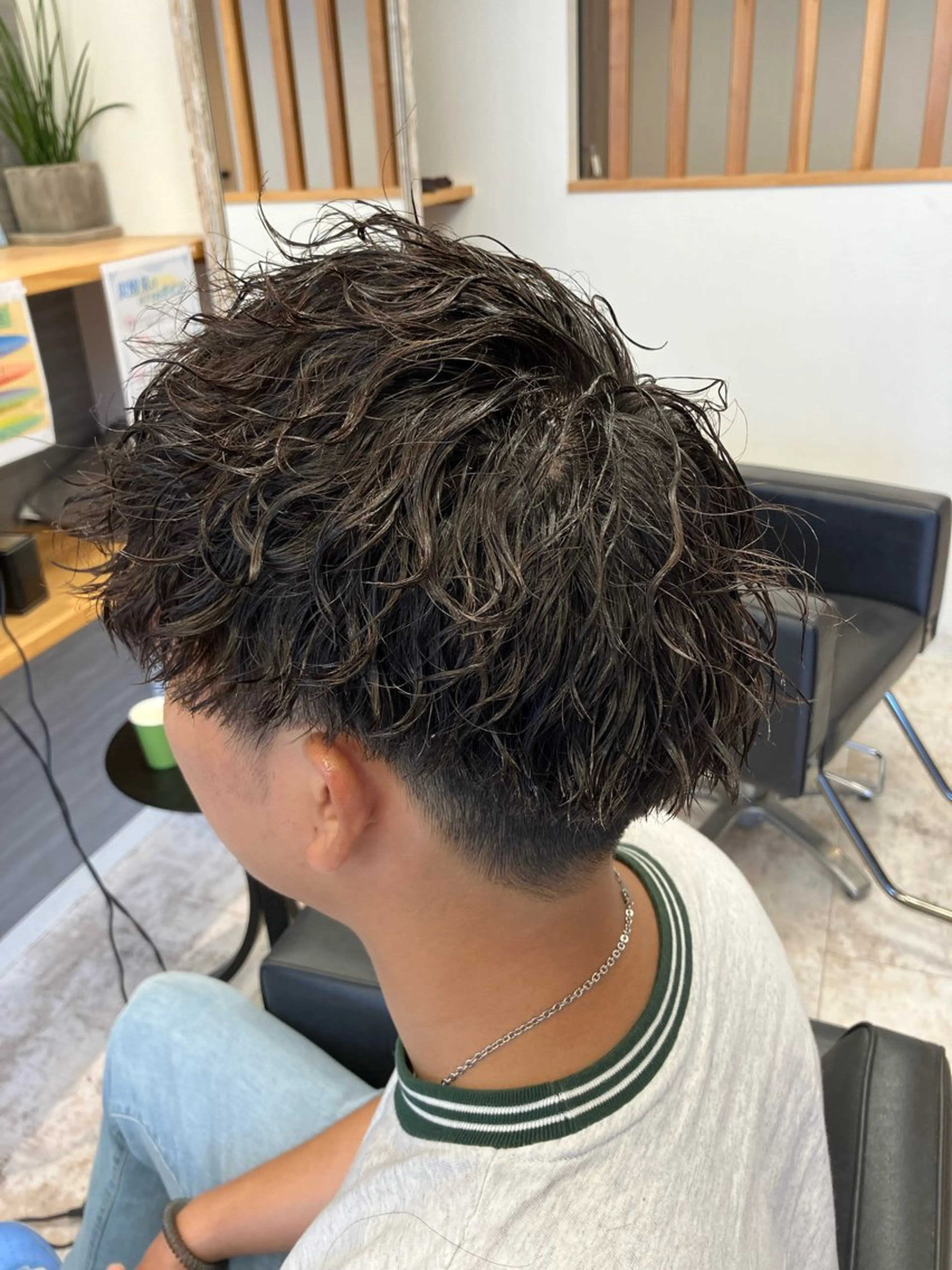 パーマ メンズ カット パーマ メンズ特化/パーマ/ フェードWATARUのヘアスタイル