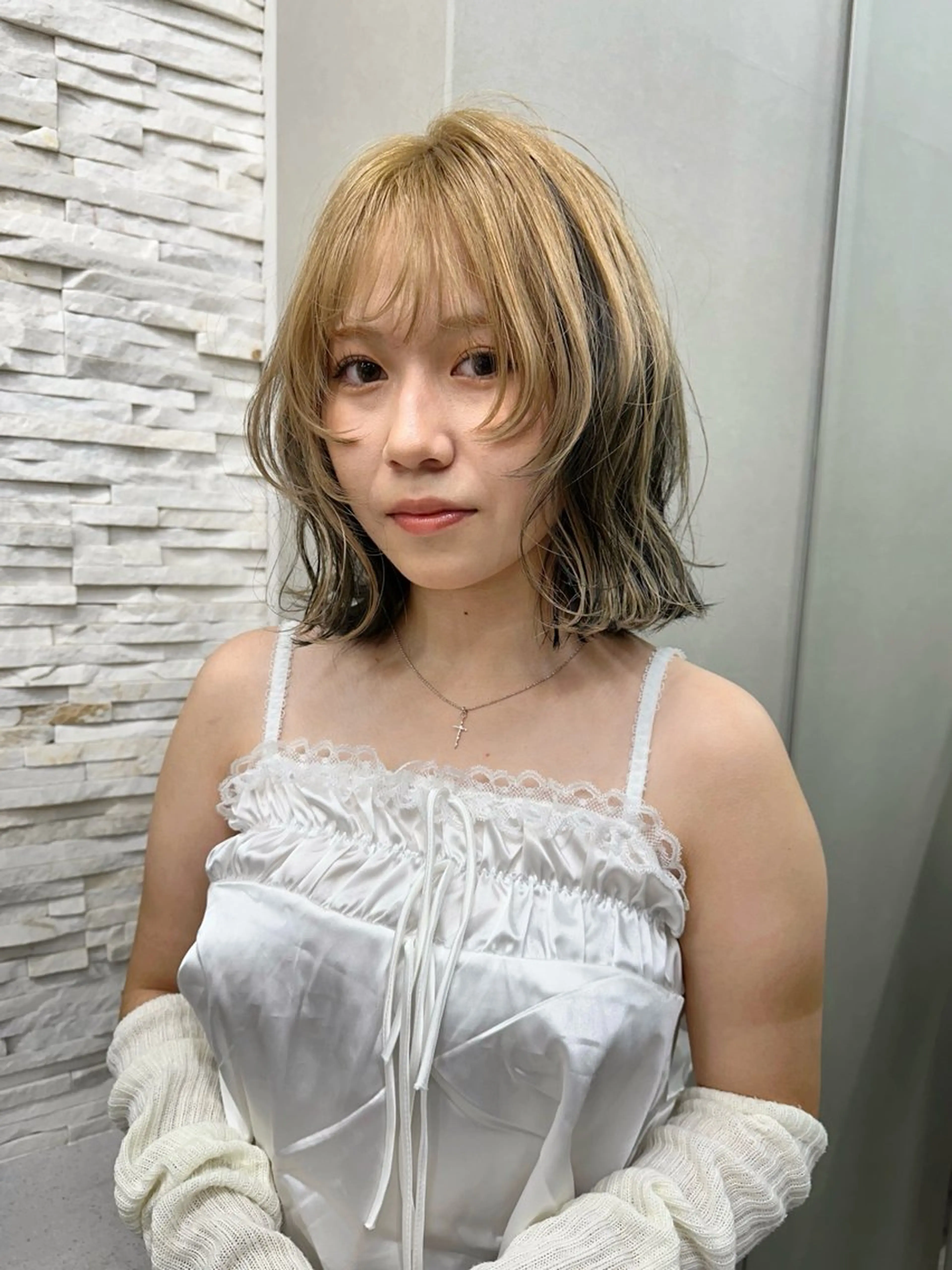 ミディアム カラー ヘアカラー Daisy🎀【福岡 美容室】chiakiのヘアスタイル