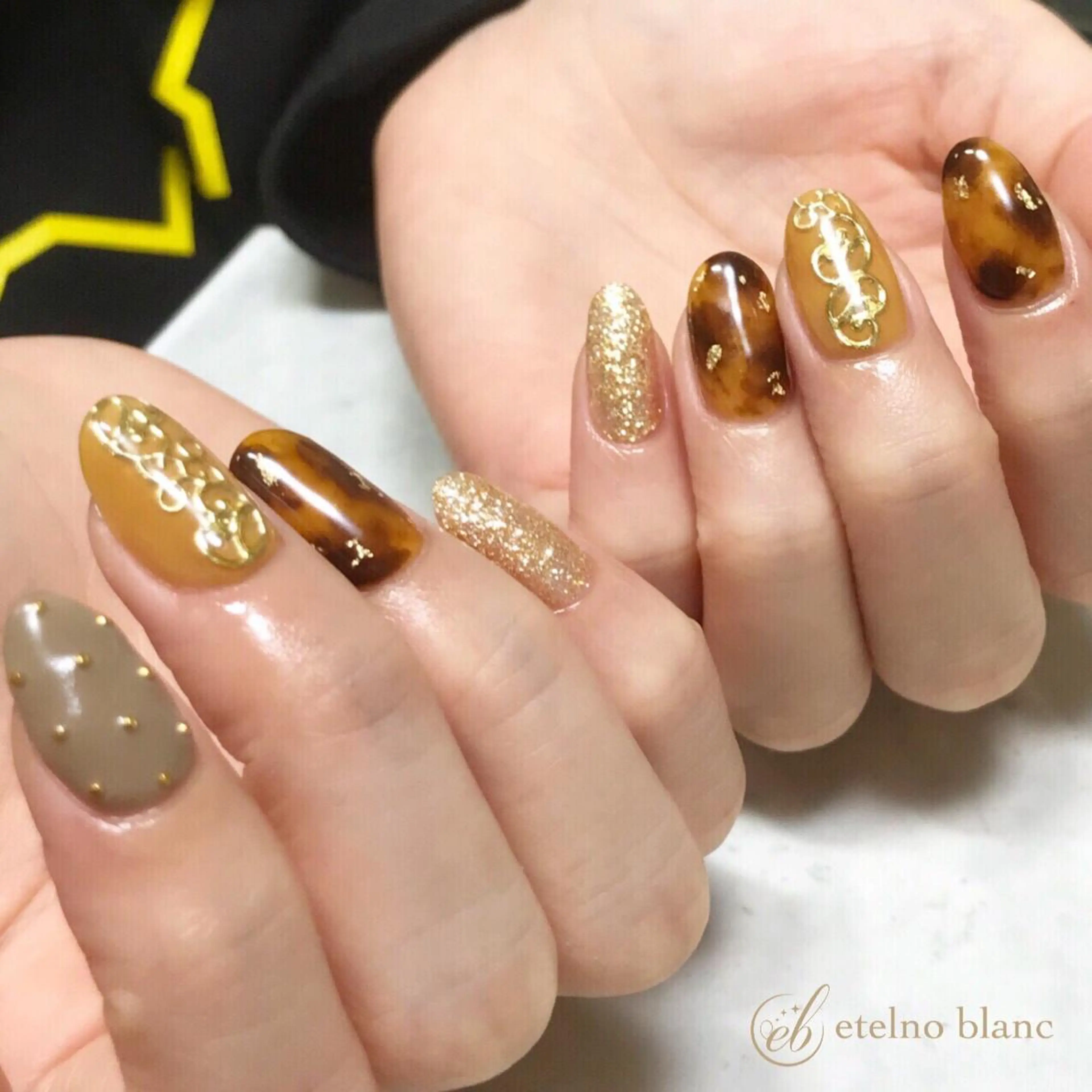 ネイル etelno blanc中目黒のネイルデザイン