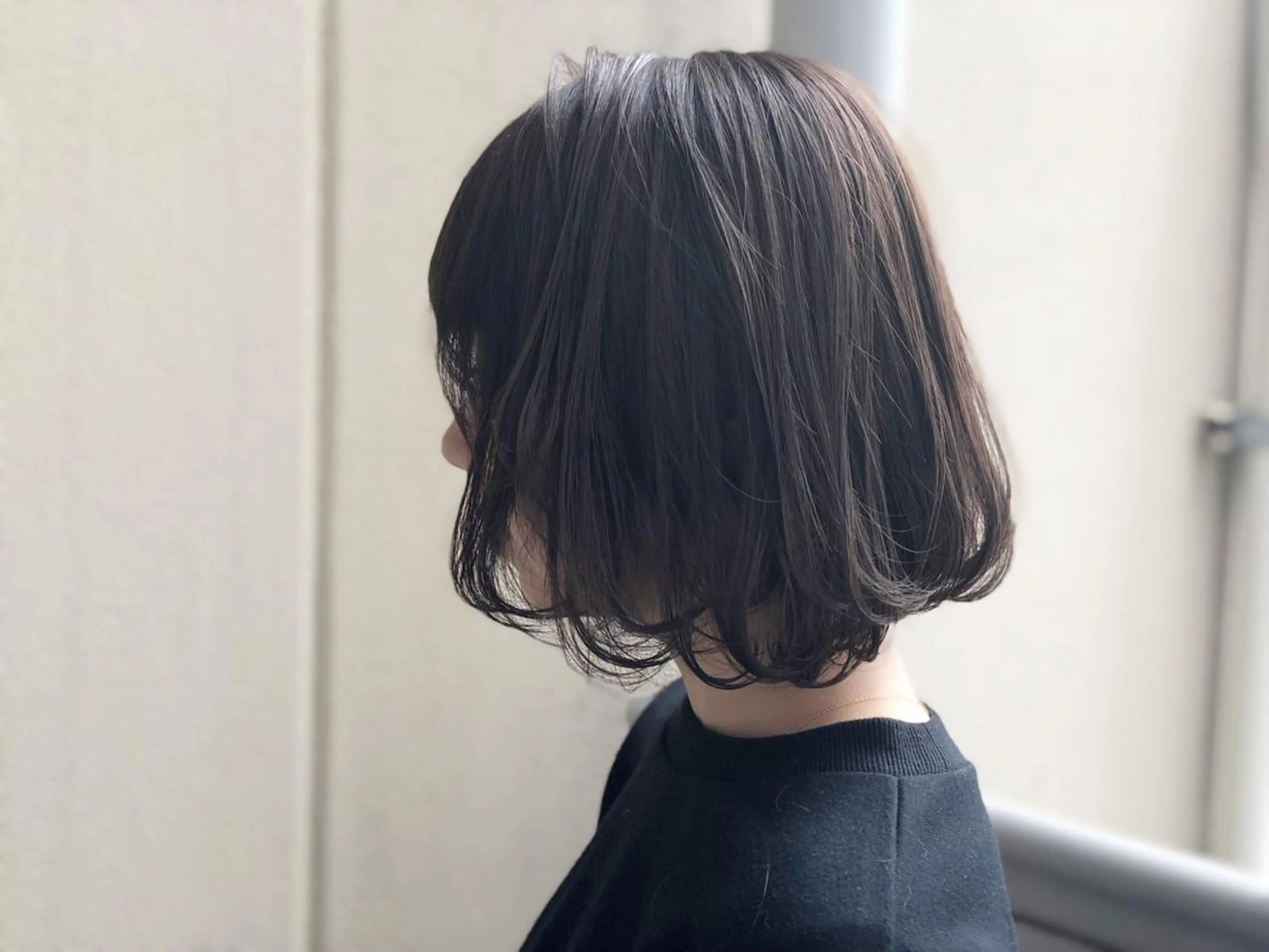 ミディアム カラー ボブ カット ヘアカラー ウルフ、ボブ美容師 今井のヘアスタイル
