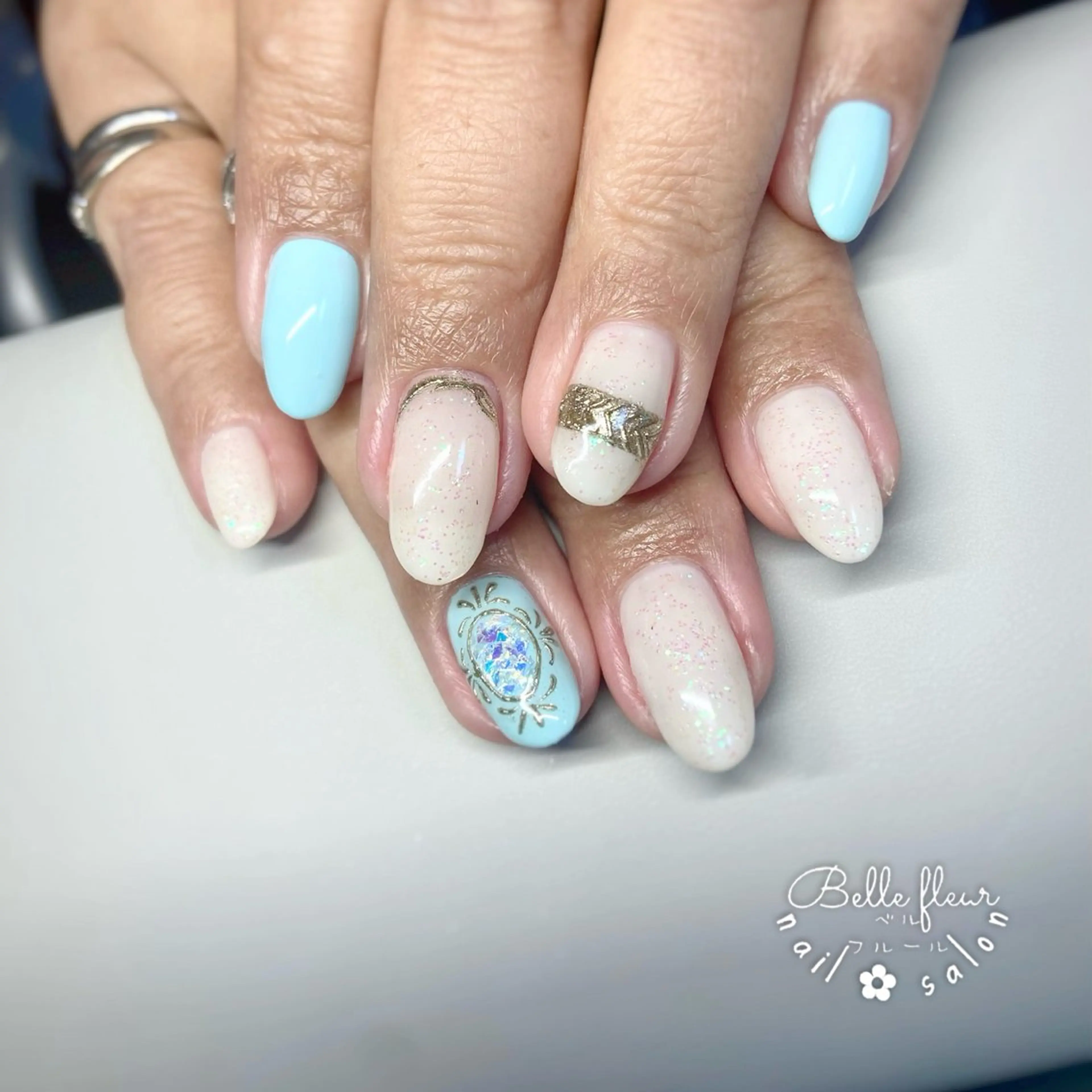 ネイル アートネイル 持ち込み ﾈｲﾙｻﾛﾝ Bellefleurのネイルデザイン