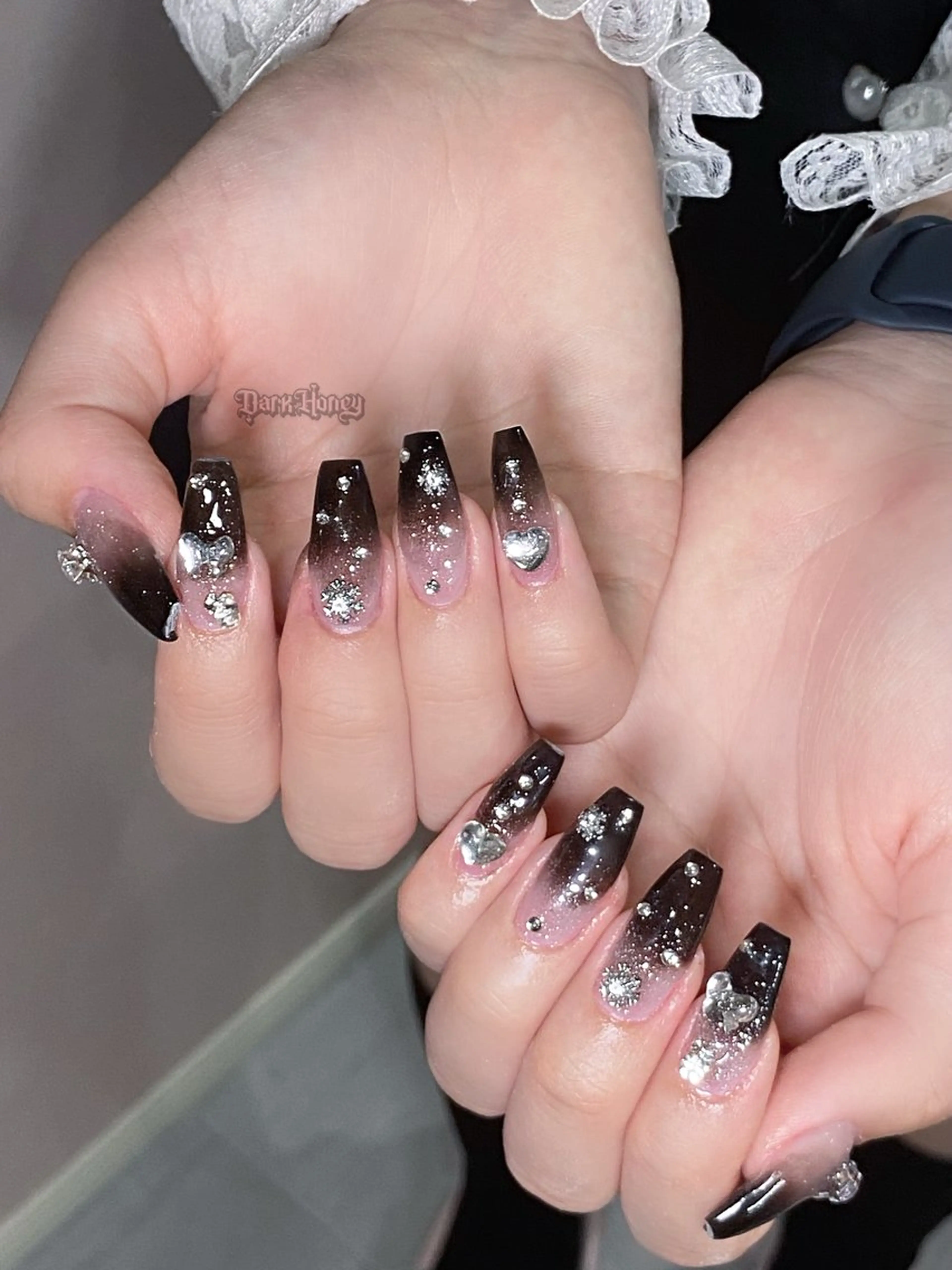 ネイル グラデーション ハンドネイル ハンドケア darkhoney 池袋💅のネイルデザイン