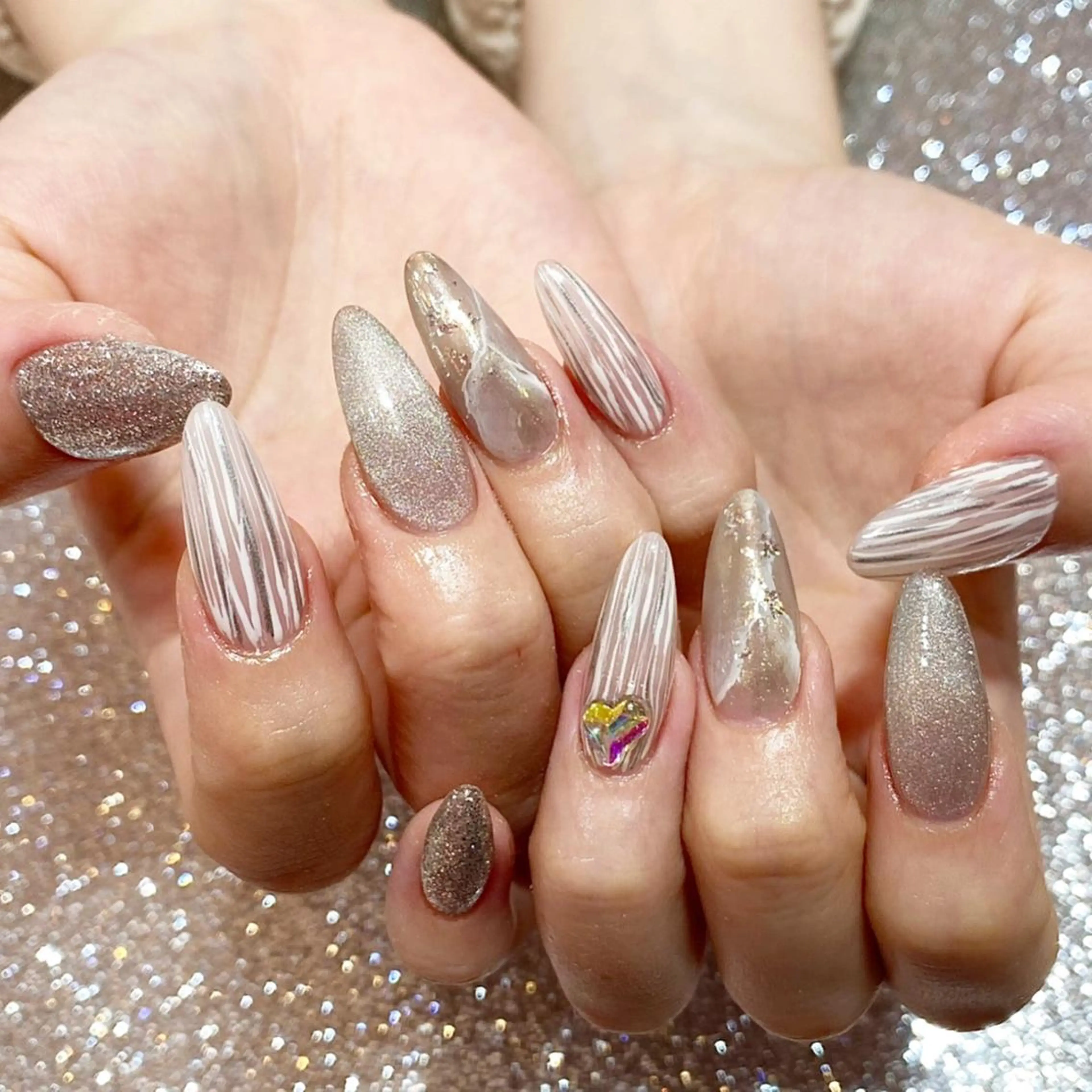ロング カラー キッズ ネイル NAILSGOGO shibuyaのネイルデザイン