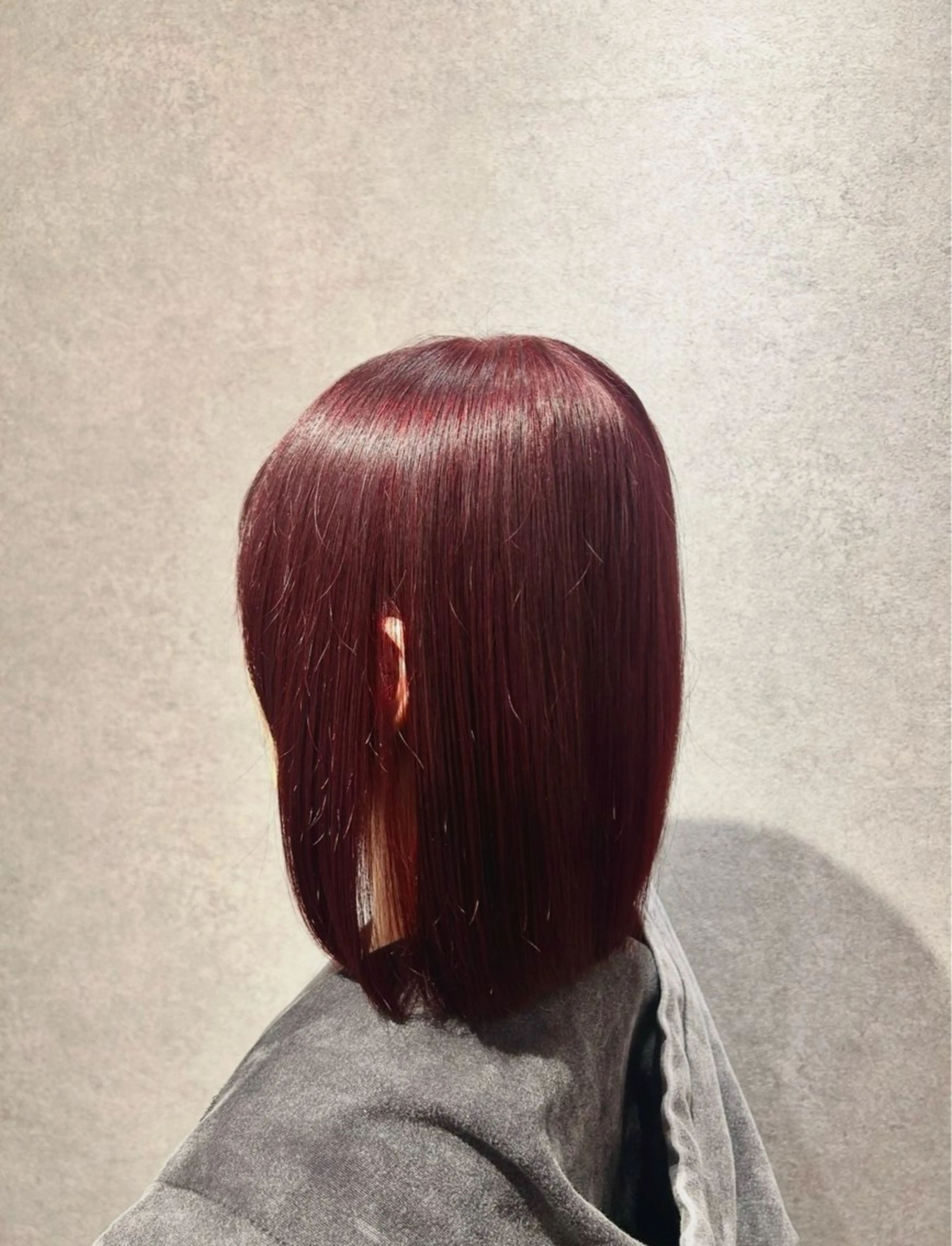 ショート ヘアカラー ケアブリーチ/透明感 ピンクカラー/ふうとのヘアスタイル