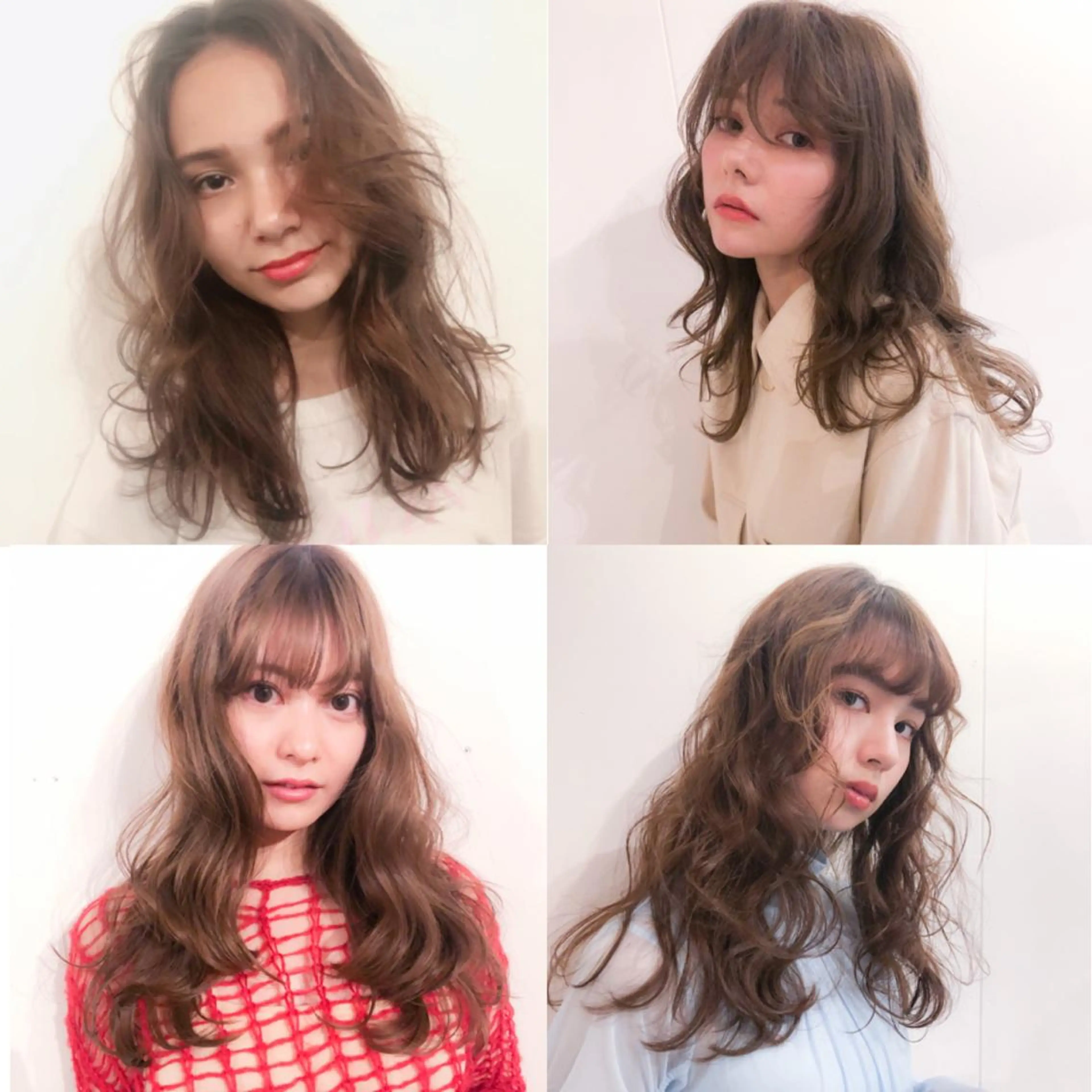 ロング カラー ブリーチ ブラウンカラー ブリーチなしカラー 艶髪/モテヘア🎀 MIHOのヘアスタイル