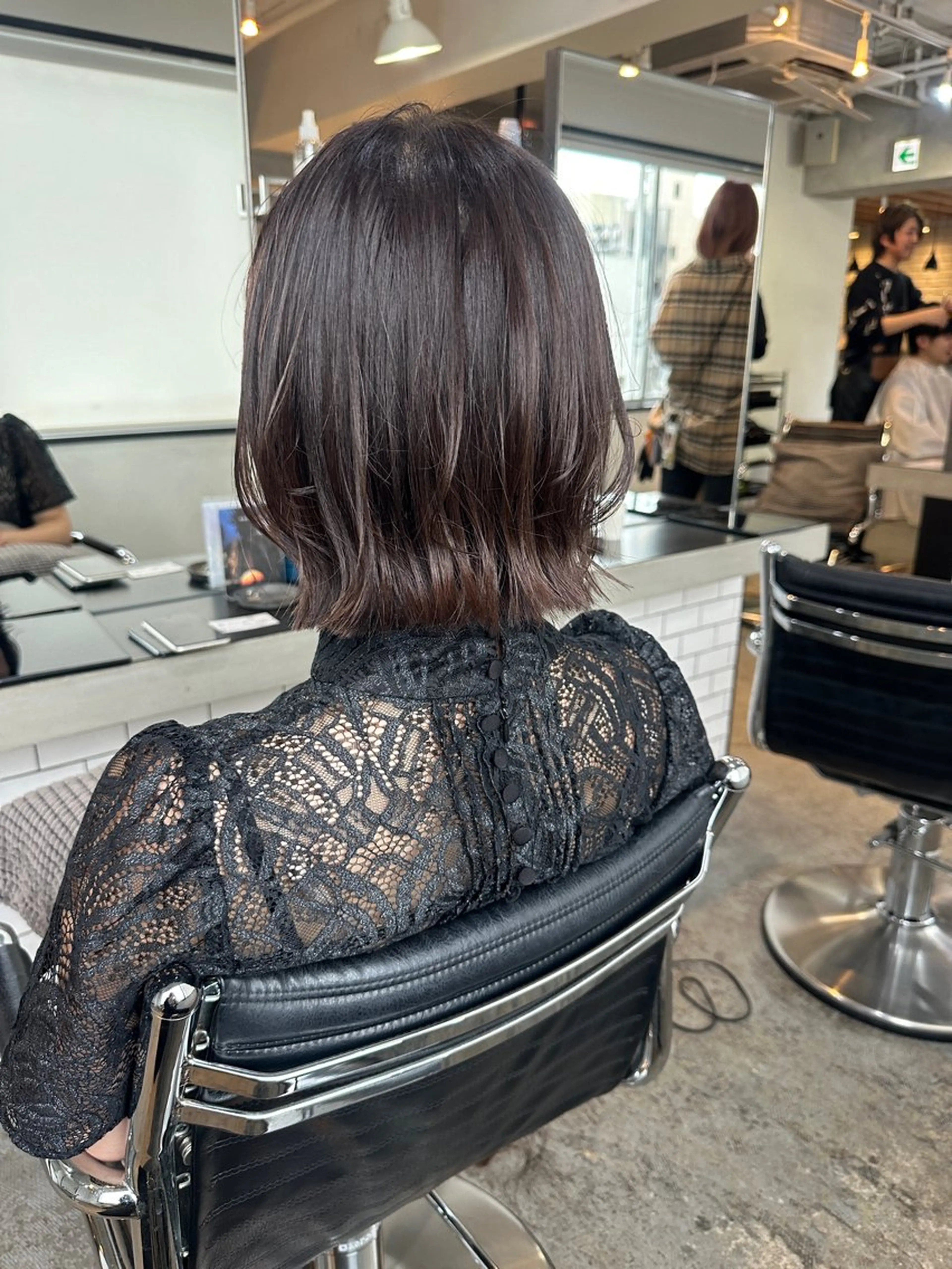 ショート カラー ヘアアレンジ ブラウンカラー カット ヘアカラー トリートメント ヘアセット stylist/蛯谷 珠里のヘアスタイル