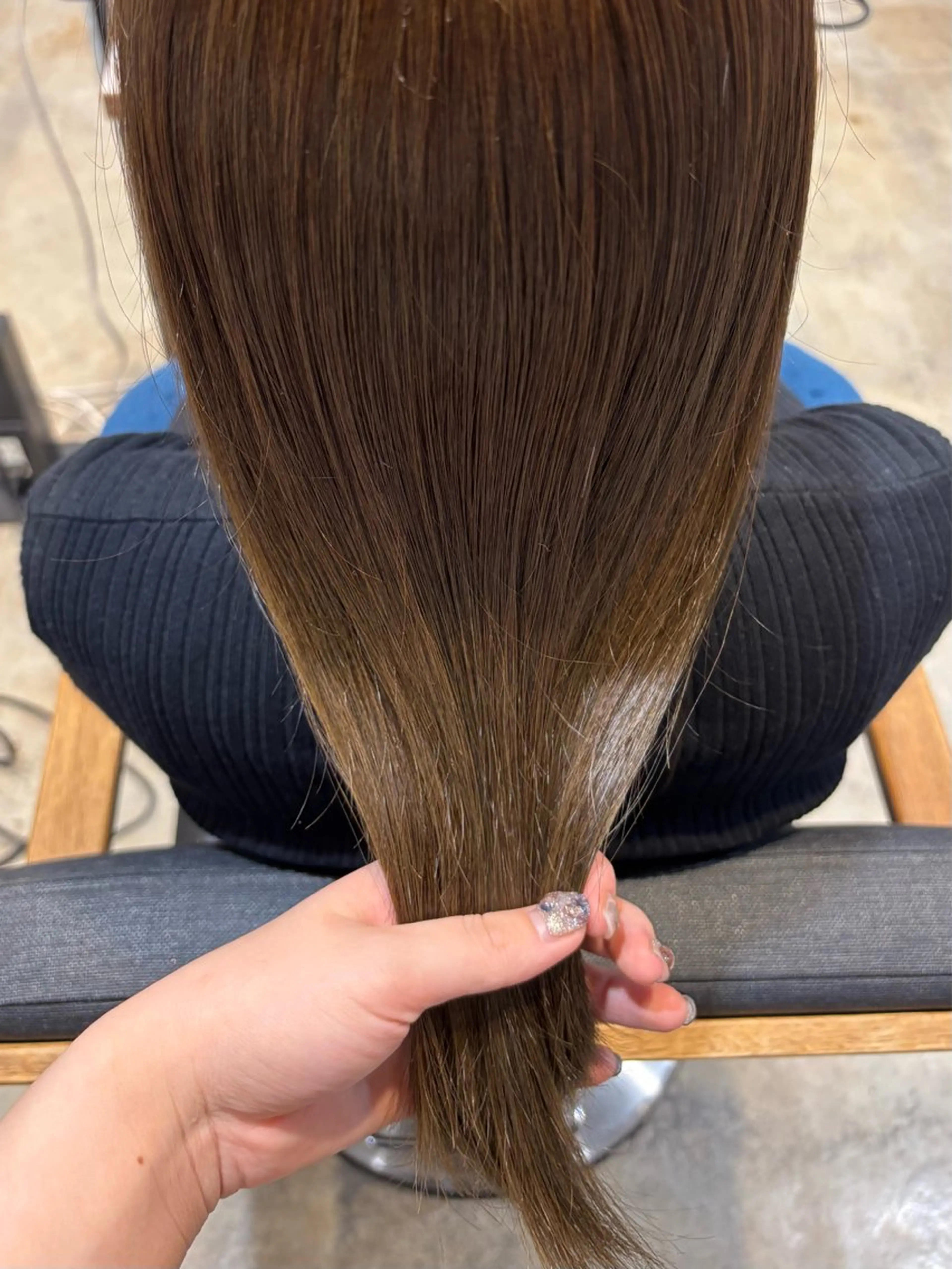 ミディアム カラー オリーブカラー カット ヘアカラー 美髪🧊ショート /ボブ/小由葵のヘアスタイル