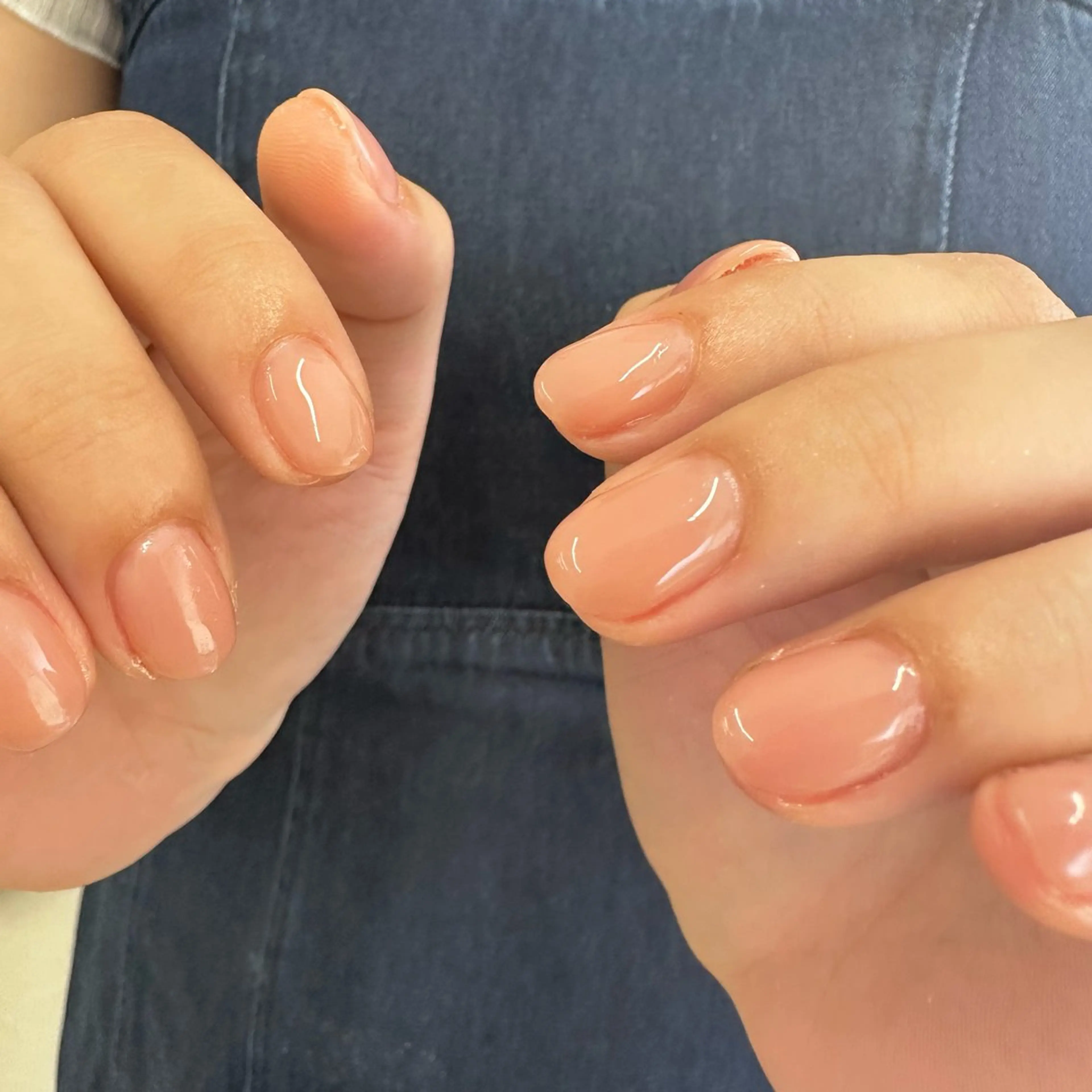 ネイル ワンカラーネイル Cuore nail上新庄店【クオレ】所属・白倉 真凛のネイルデザイン