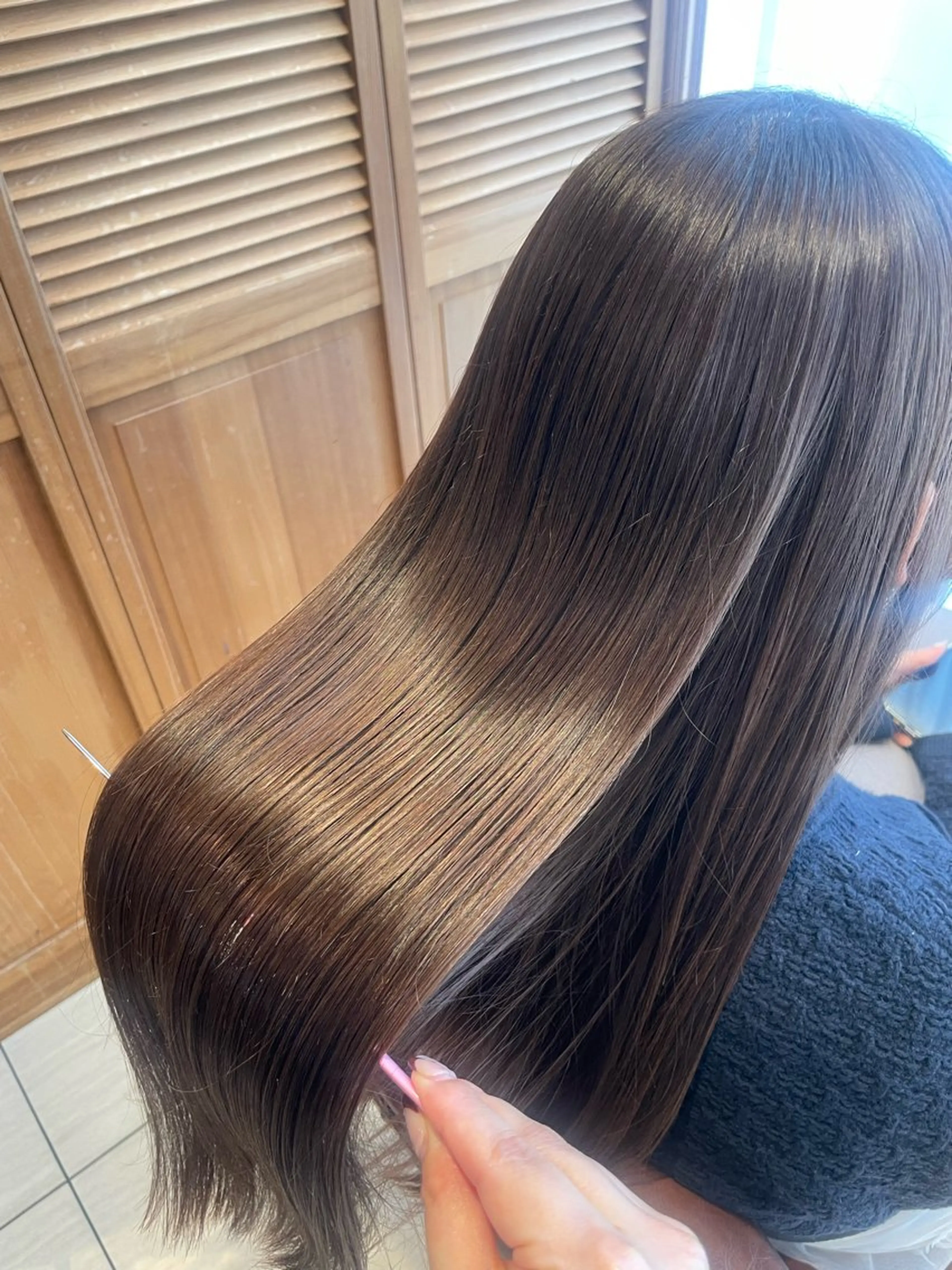 ロング カラー ヘアカラー トリートメント 今村 南穂のヘアスタイル