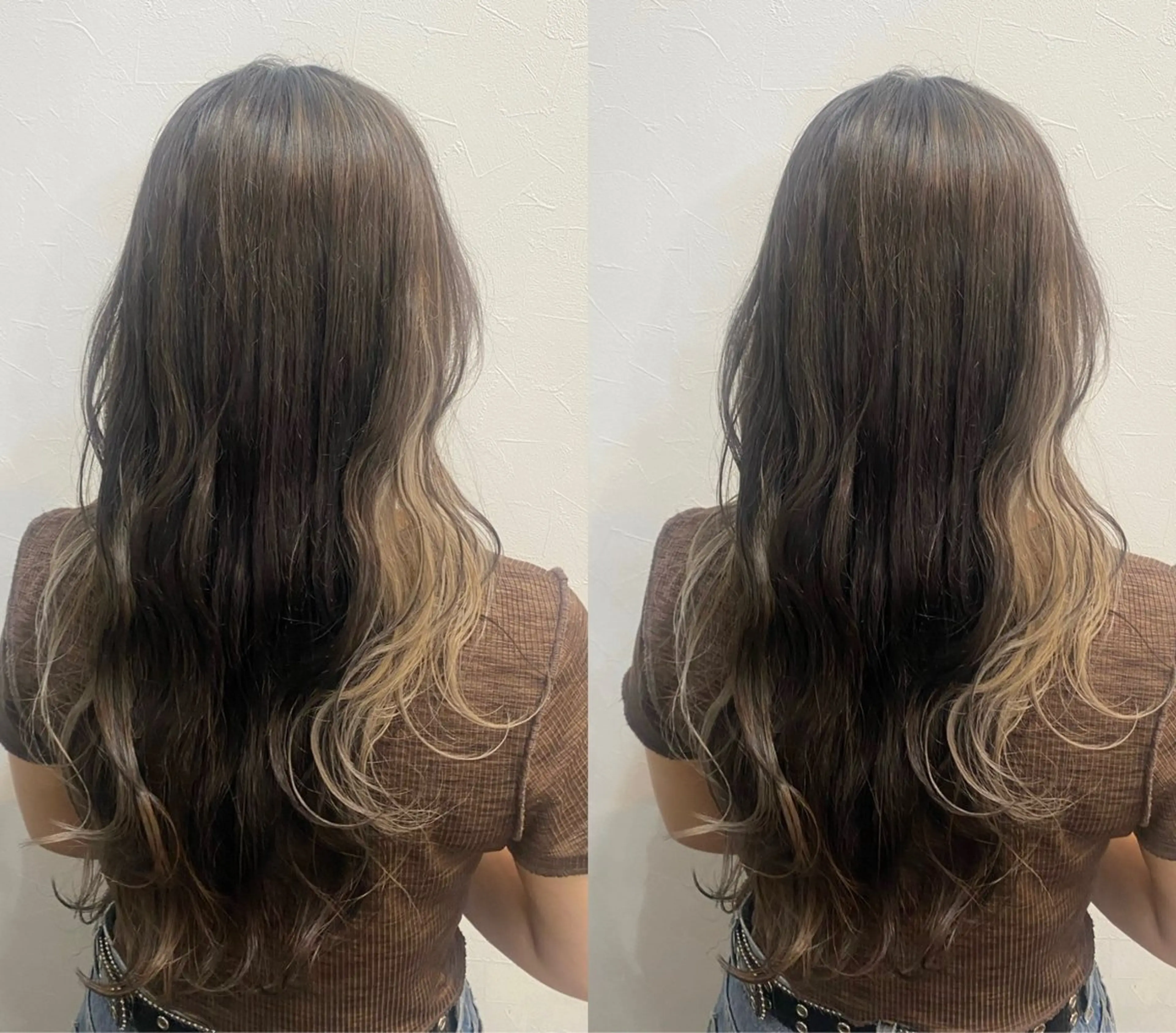 ロング カラー Haruka韓国風 似合わせカット♡のヘアスタイル