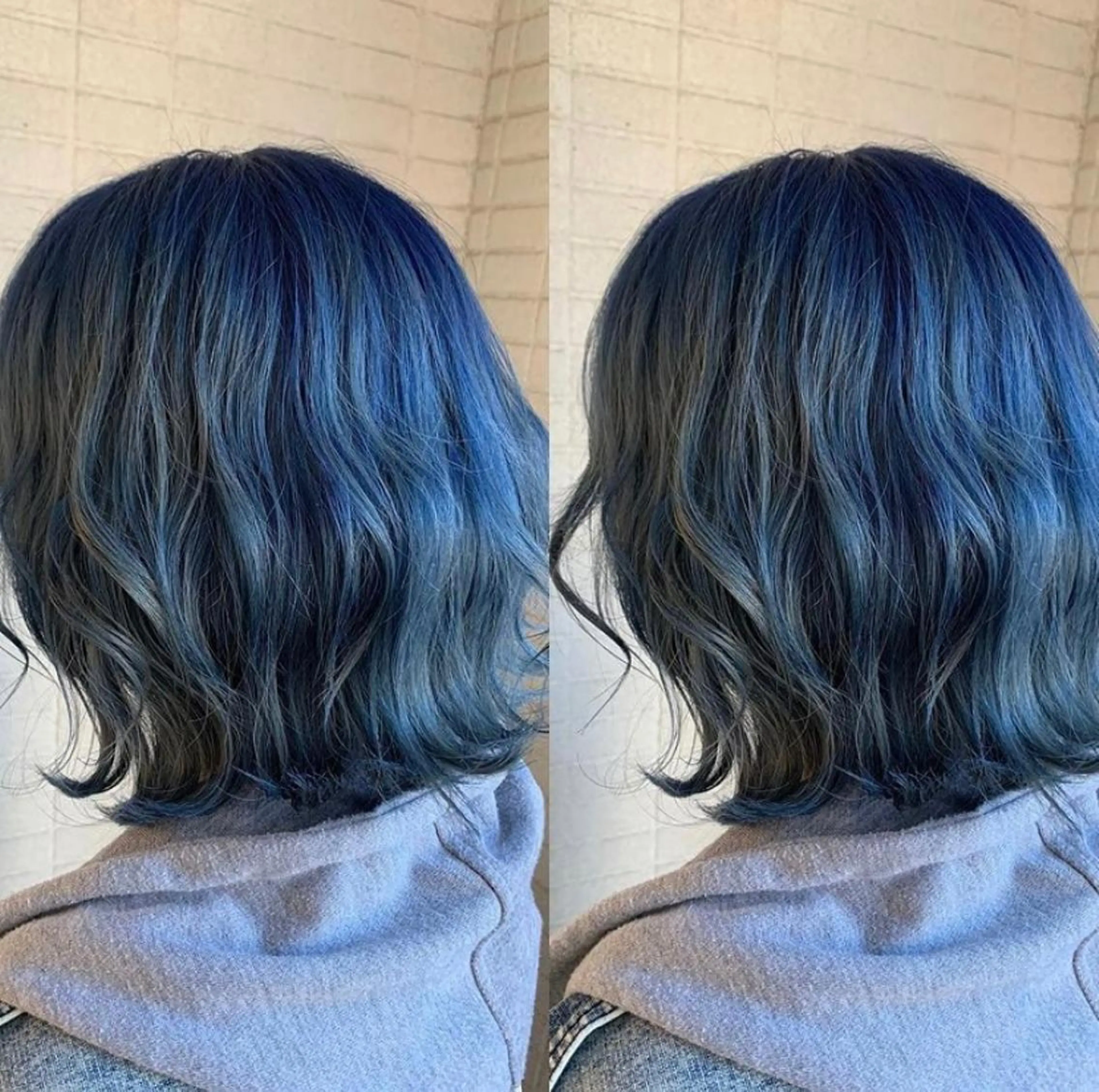 ミディアム カラー カット ヘアカラー トリートメント ヘアケア・頭皮ケア デザインカラー/中田のヘアスタイル