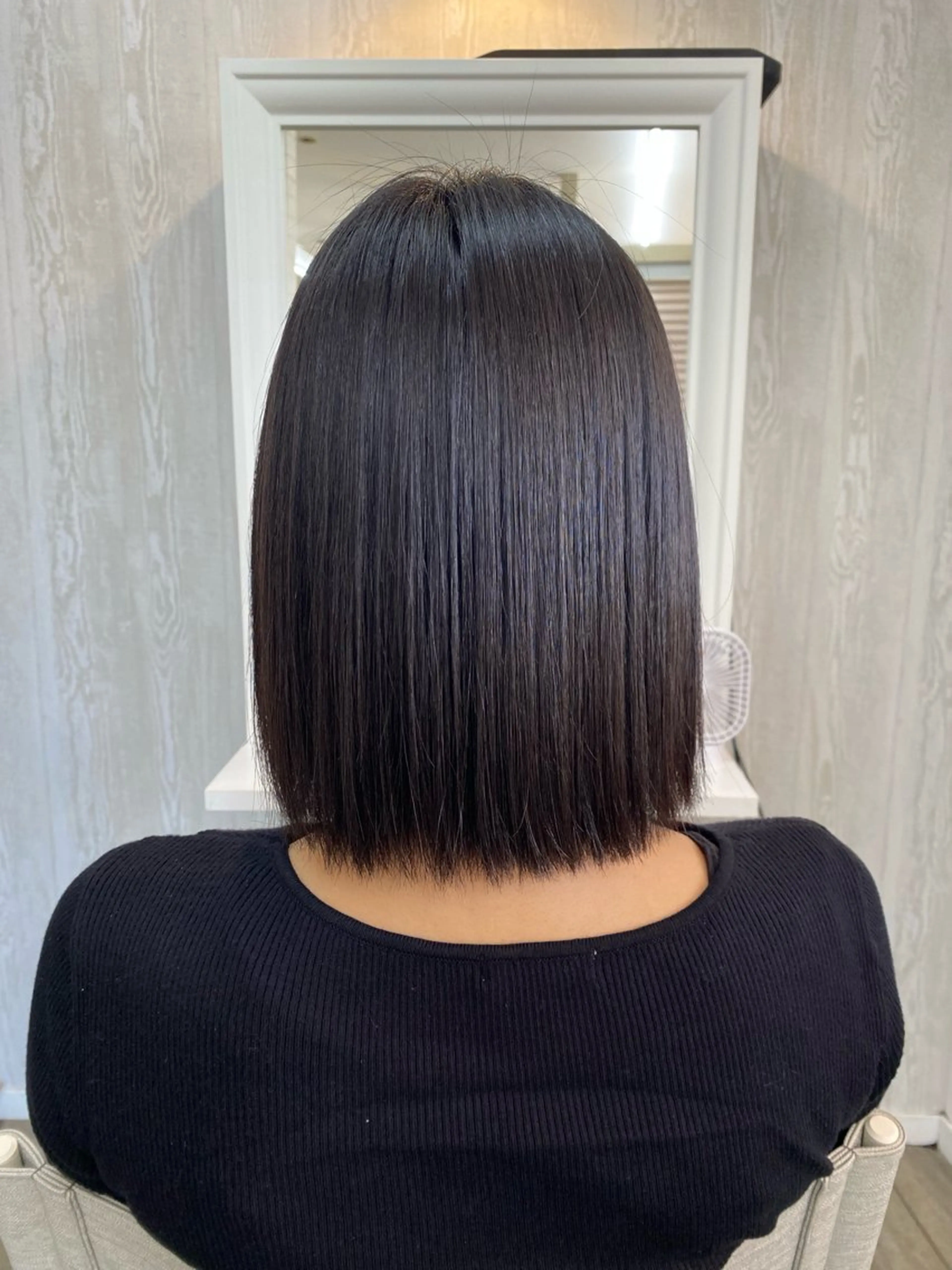 ミディアム 縮毛矯正 トリートメント THETAふじみ野 野宮のヘアスタイル