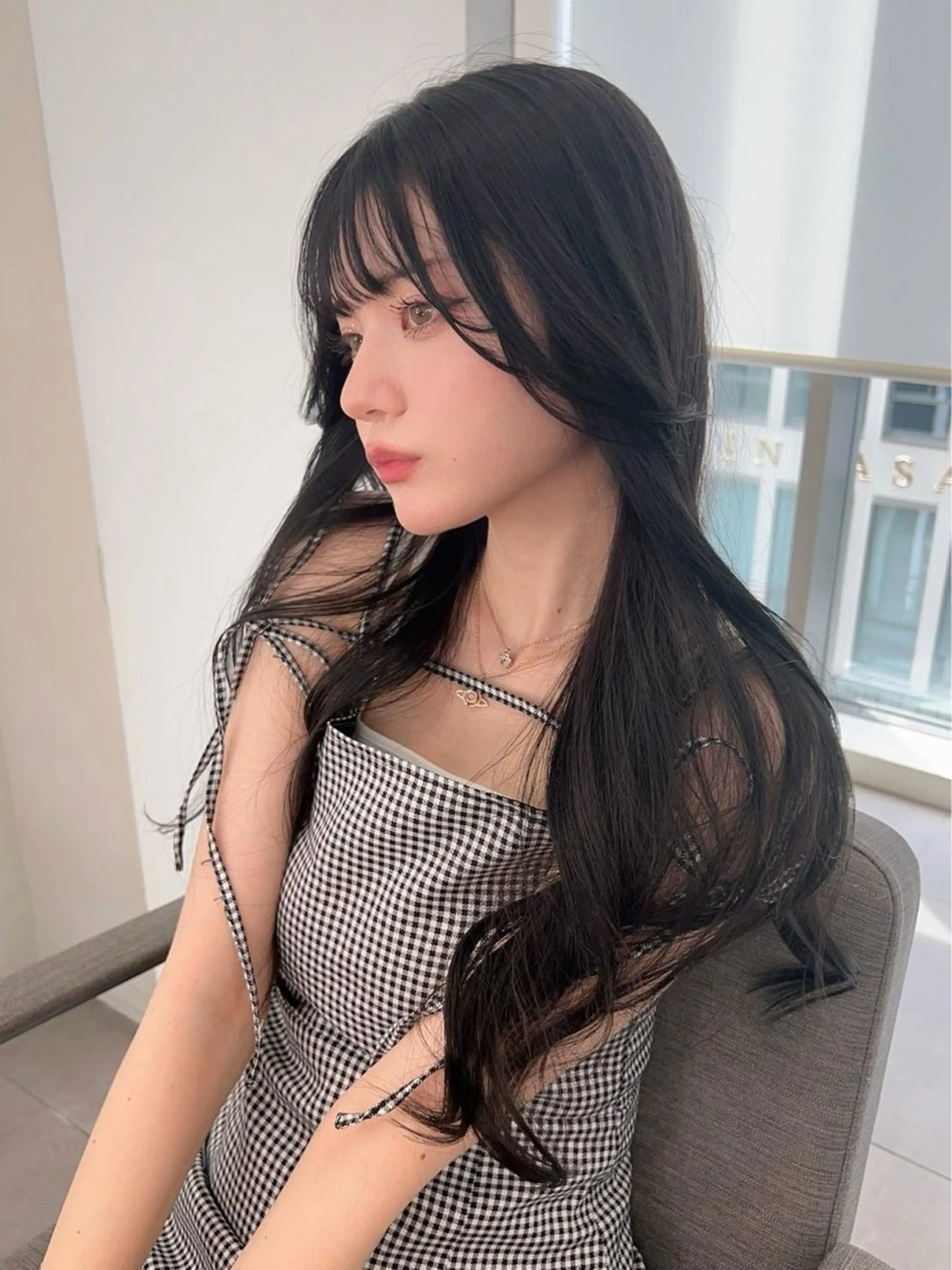 カラー yuna/韓国 ♡のヘアスタイル