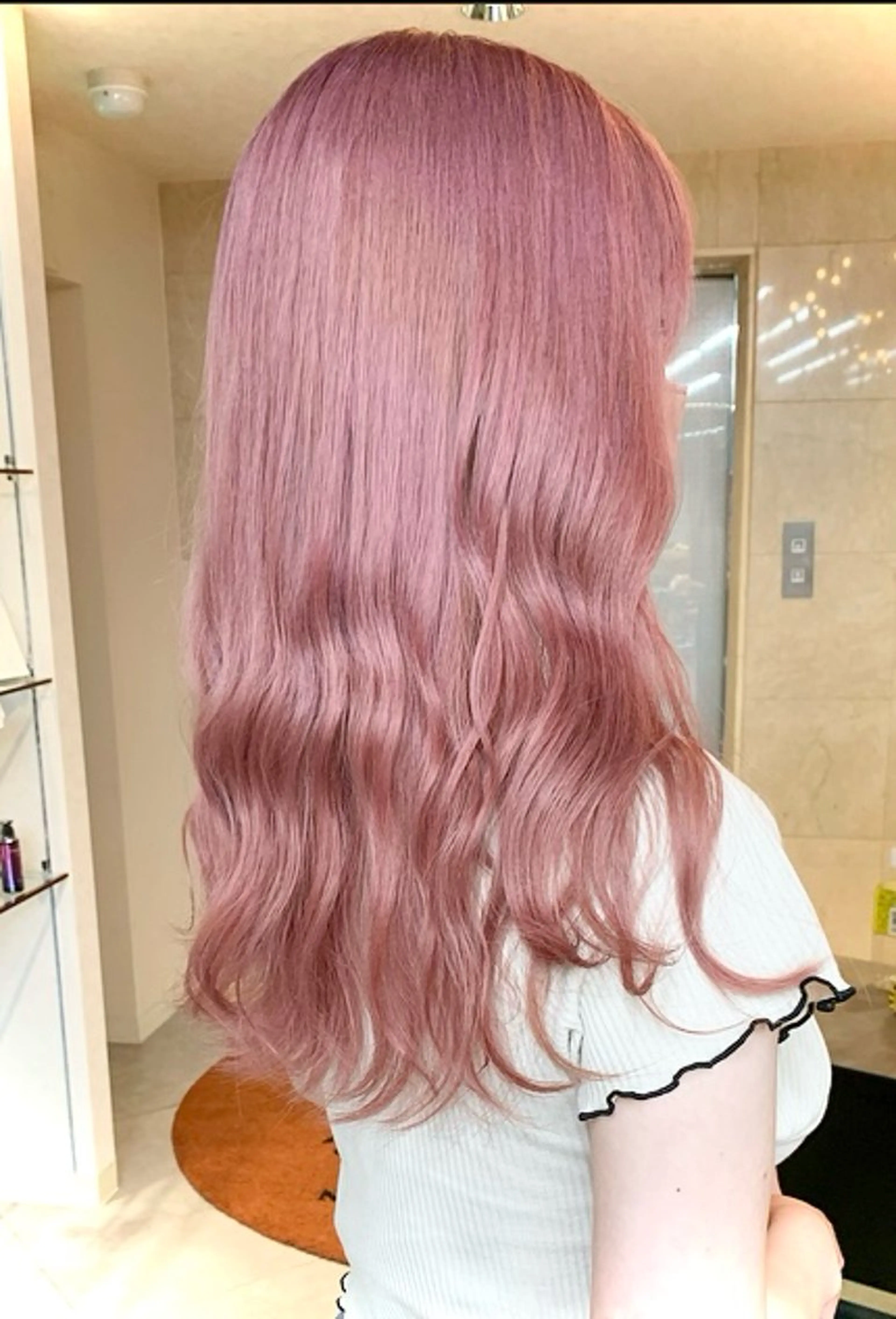 ロング カラー 韓国風ヘア rin🎀のヘアスタイル