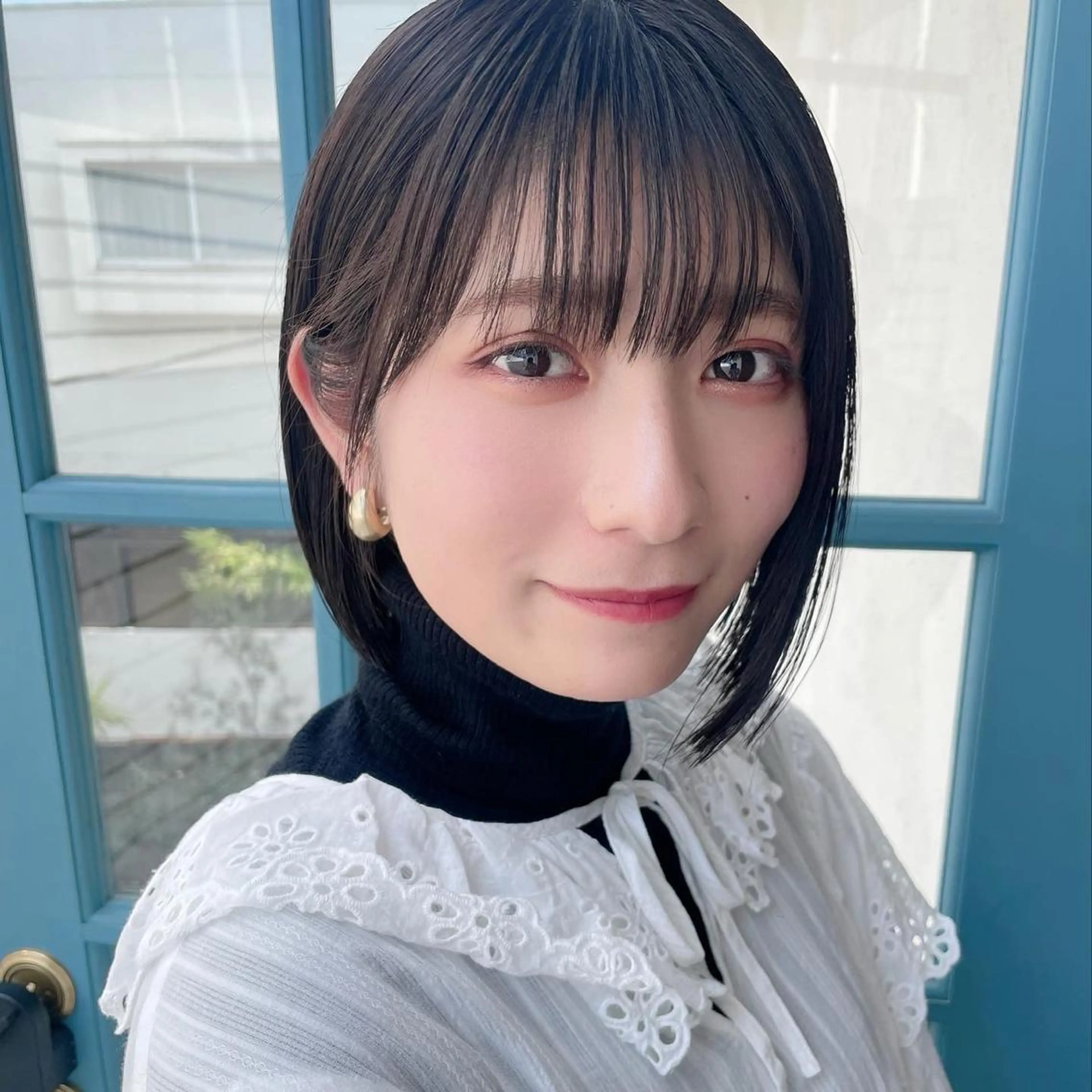 ショート カラー カット ヘアカラー トリートメント 顔周りカット× 髪質改善【リョウ】のヘアスタイル