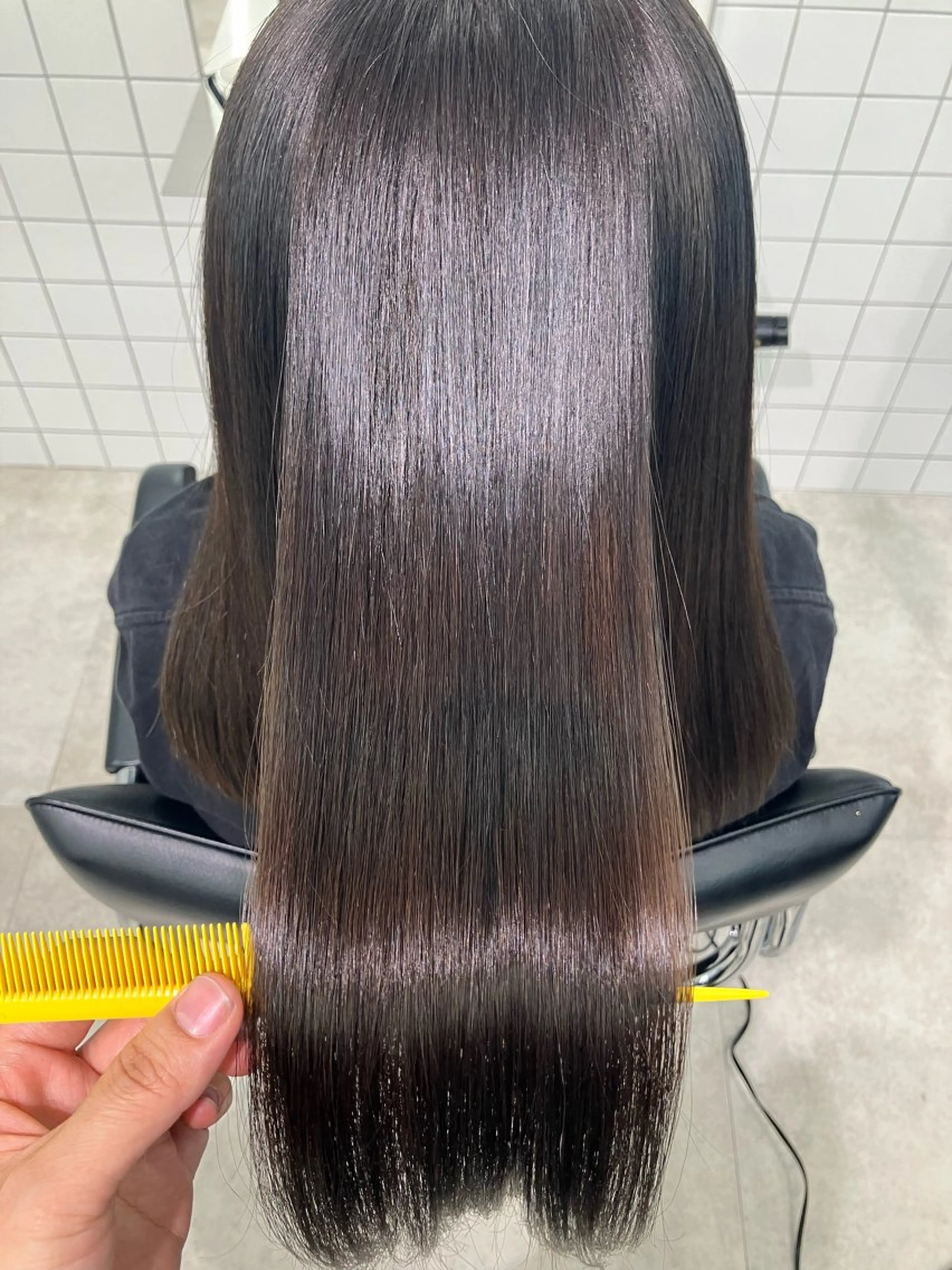 ロング ロング トリートメント ヘアカラー トリートメント GOTODAY シェアサロン梅田NU茶屋町店所属・髪質改善、縮毛矯正 水素カラー/みほのヘアスタイル