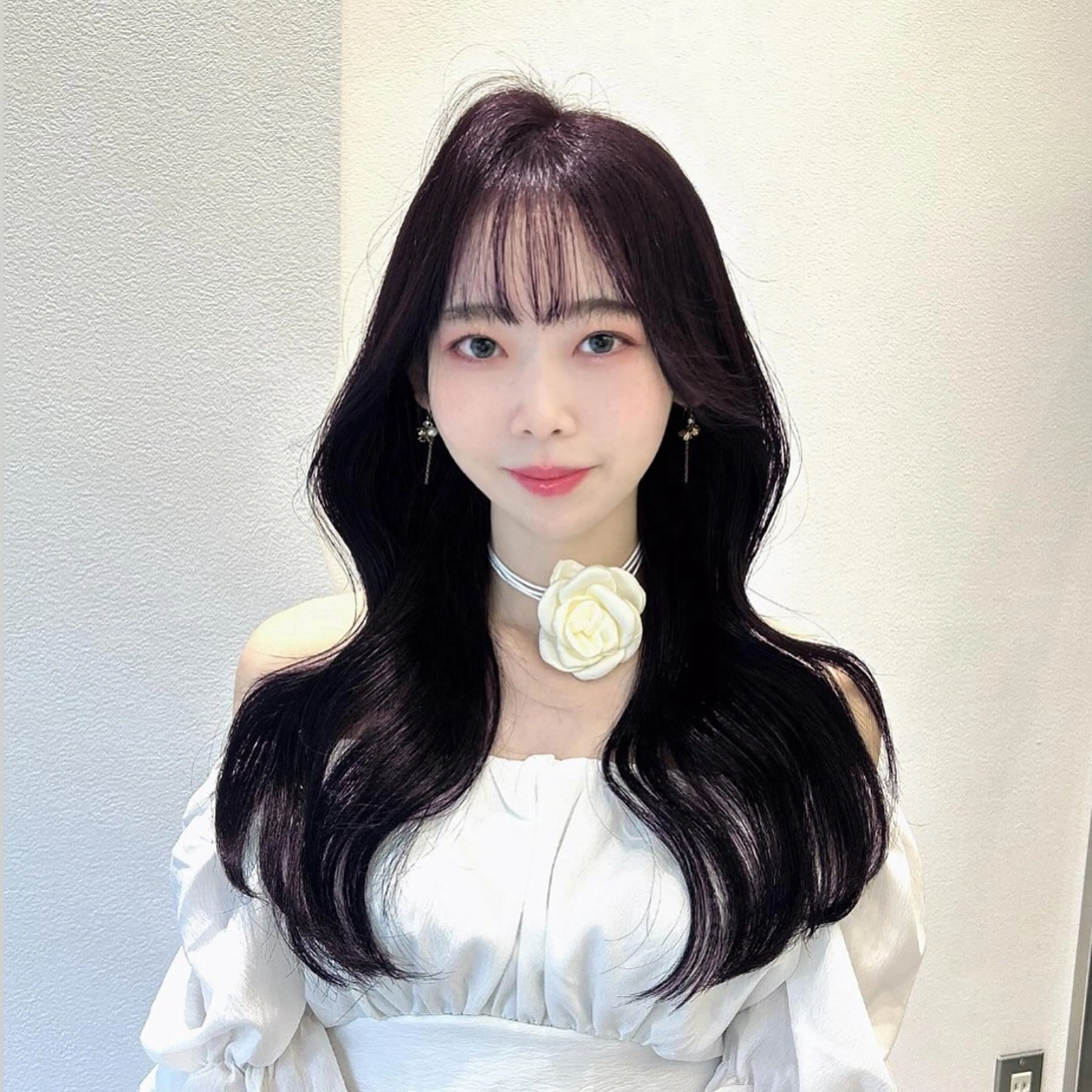 セミロング MAEUL NAGOYA所属・⛓韓国IDOLヘア 🥀🖤/あいりのヘアスタイル