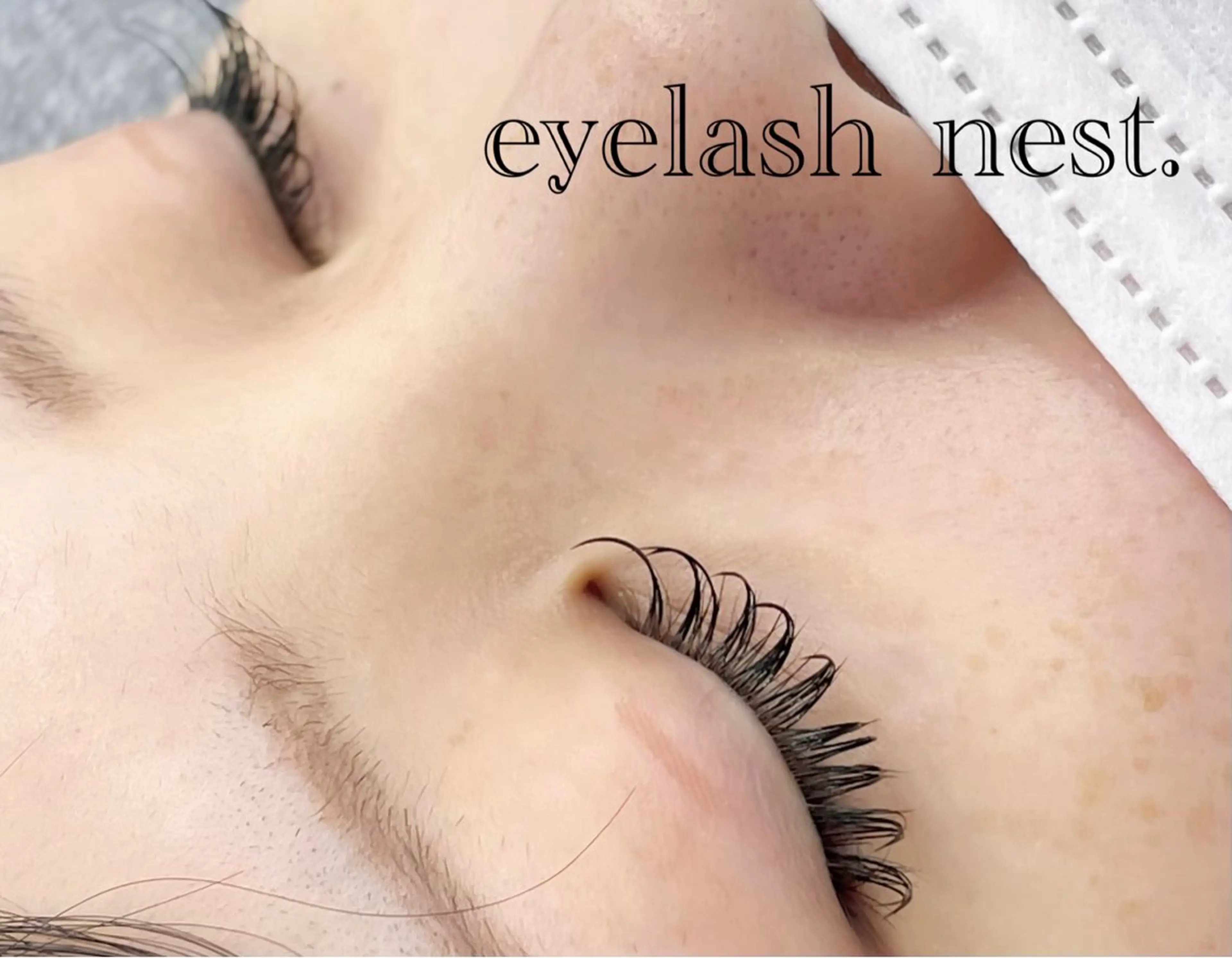 マツエク・マツパ フラットラッシュ intime内nest.所属・🤍nest. エリ🤍のマツエク・マツパデザイン