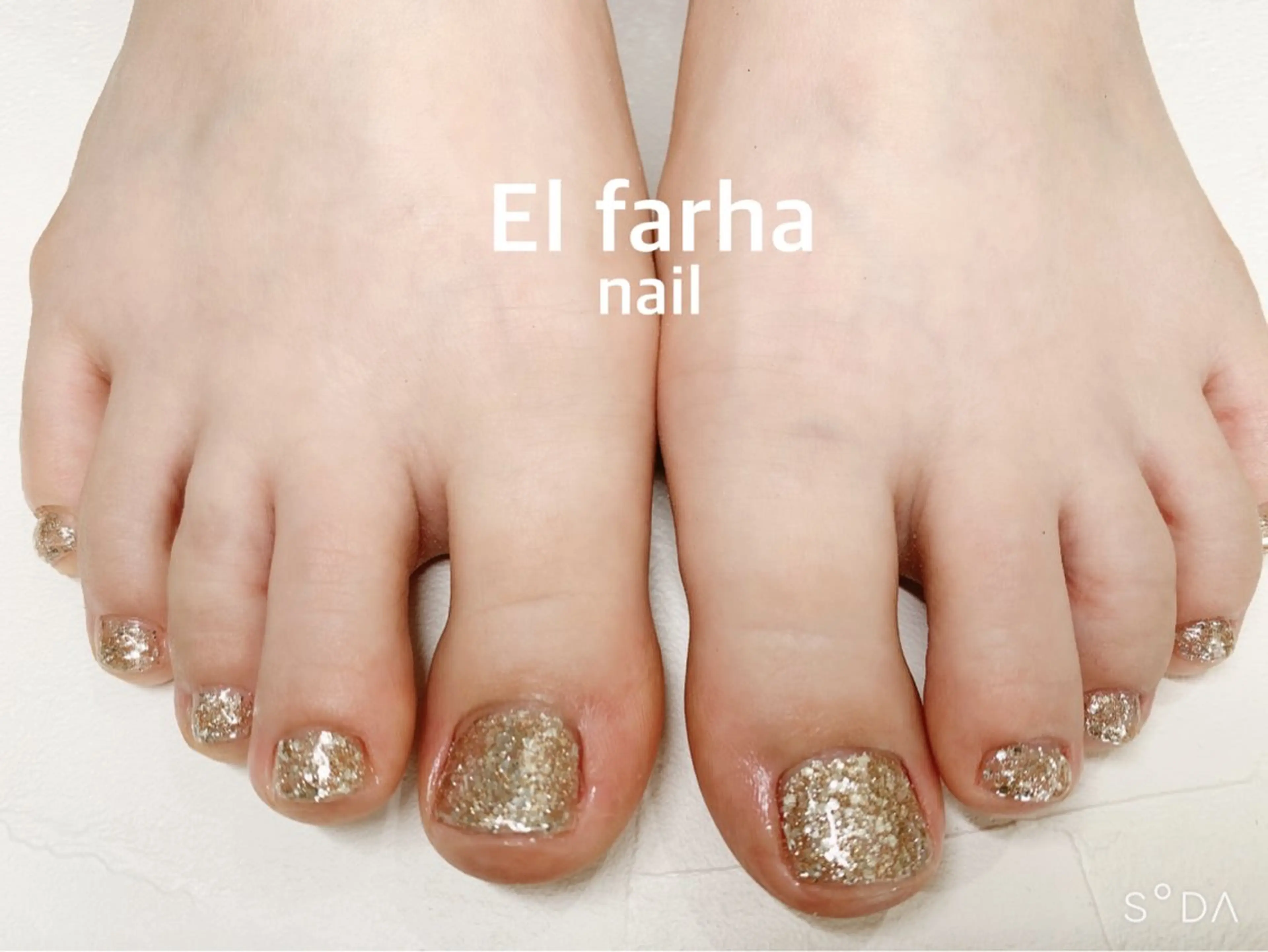 ネイル フットネイル El  Farha nailのネイルデザイン