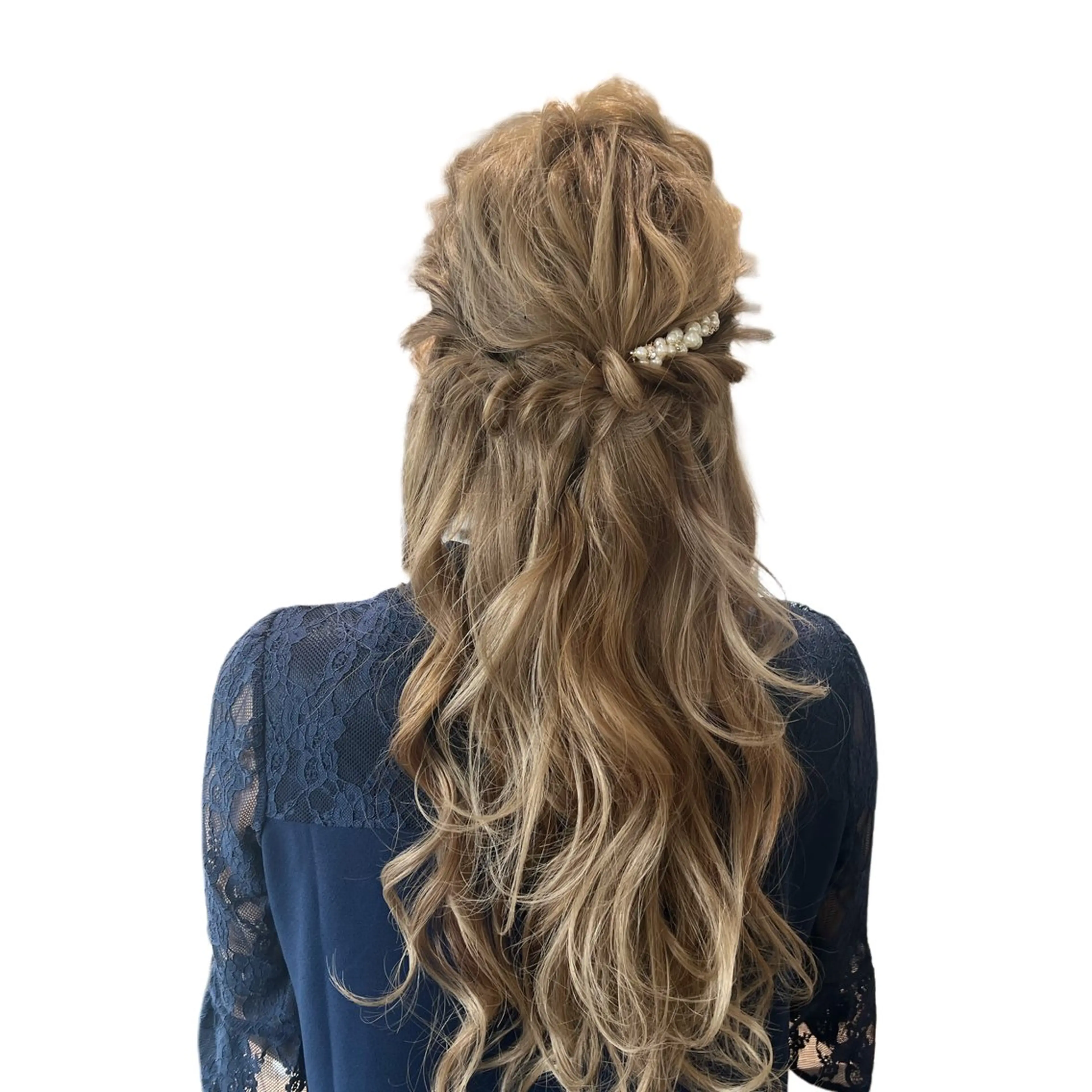 ロング ヘアセット SALOWIN： KASUMIのヘアスタイル