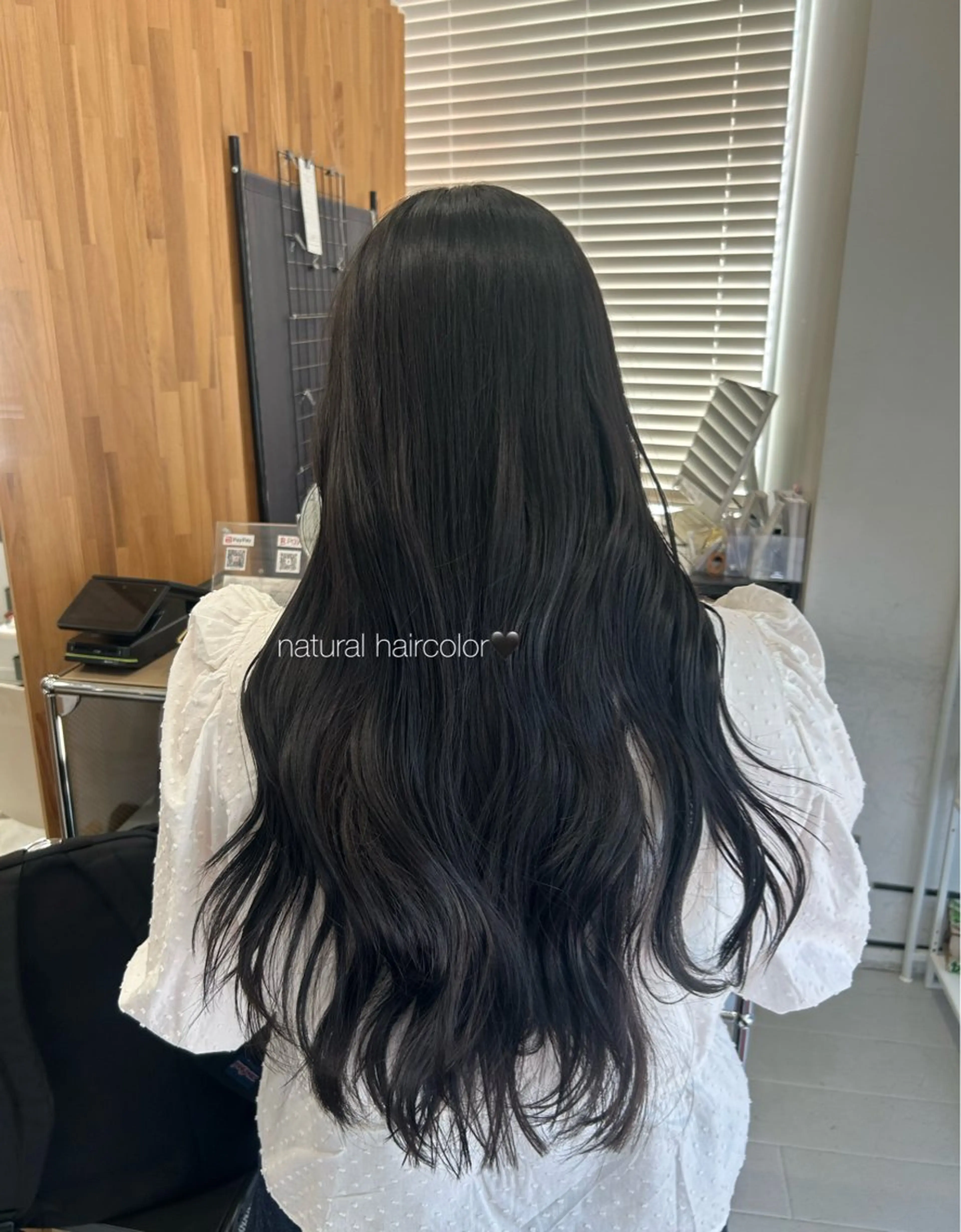 ロング カット ヘアカラー トリートメント 韓国ヘア ‎🤍KANA🎀のヘアスタイル