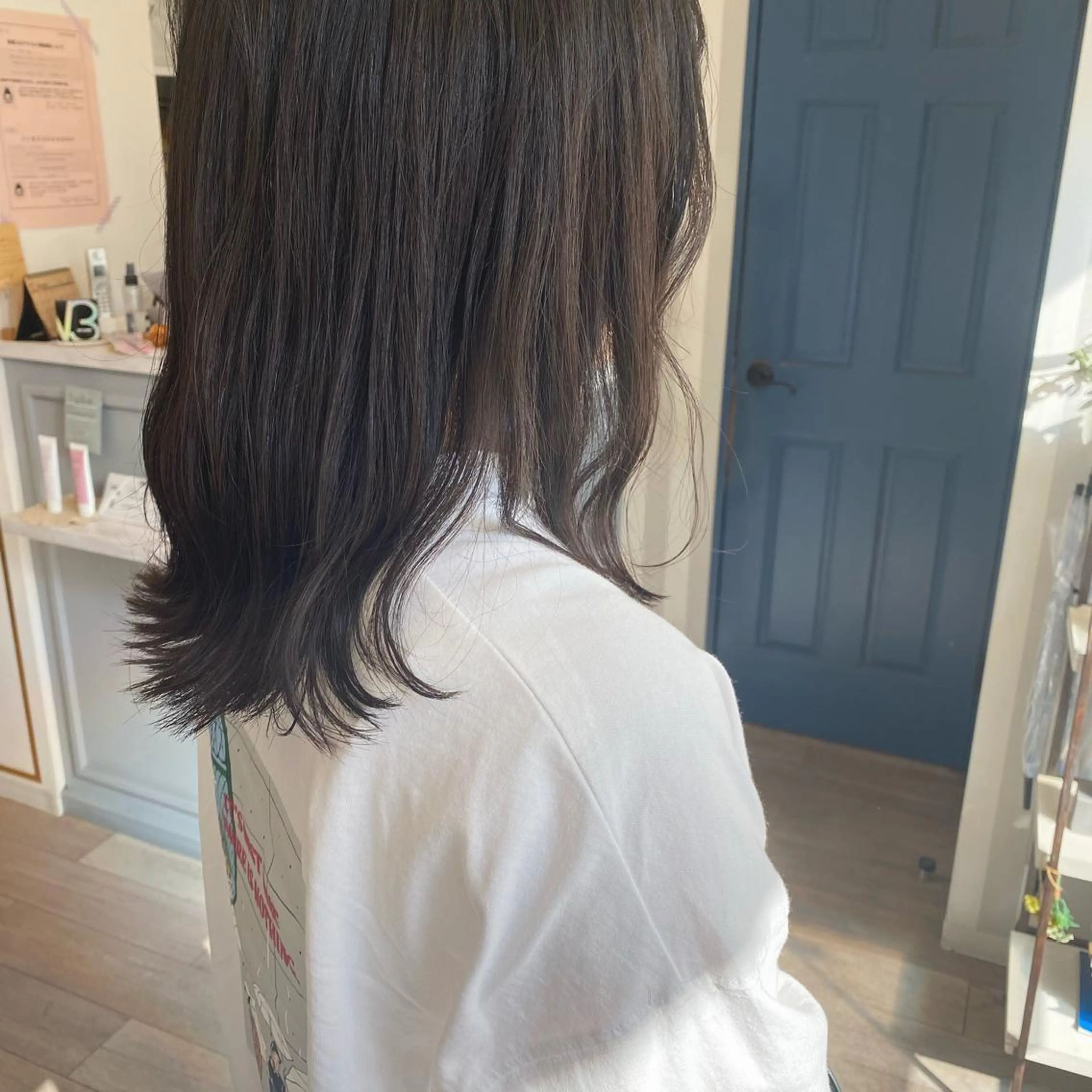 ミディアム ヘアアレンジ 韓国風ヘア サロウィン浦和所属・愛されヘア/ 暖色カラー/まいこのヘアスタイル