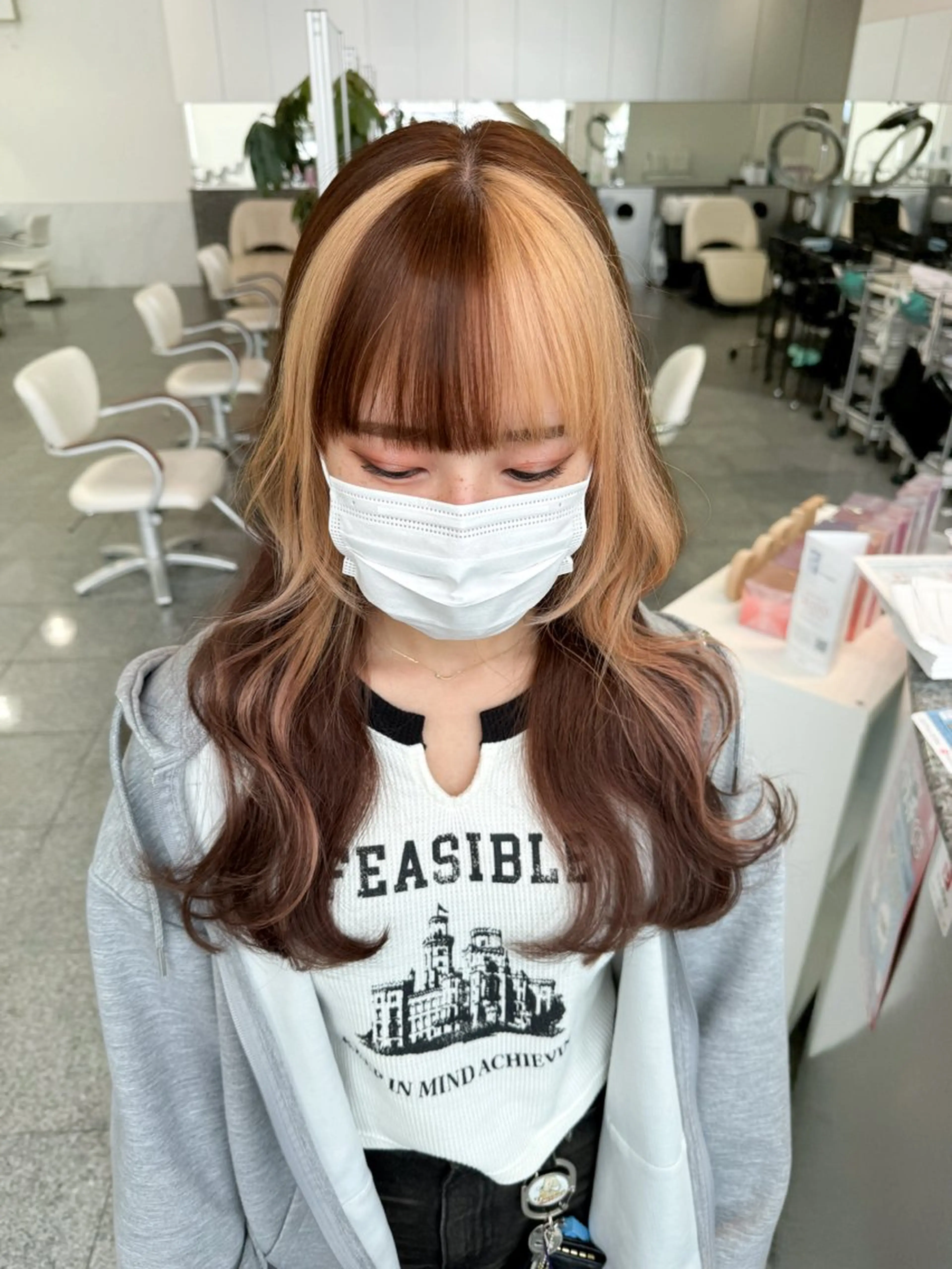 ロング カラー ヘアカラー トリートメント 🎀ヒシダアキ /taboo🎀のヘアスタイル