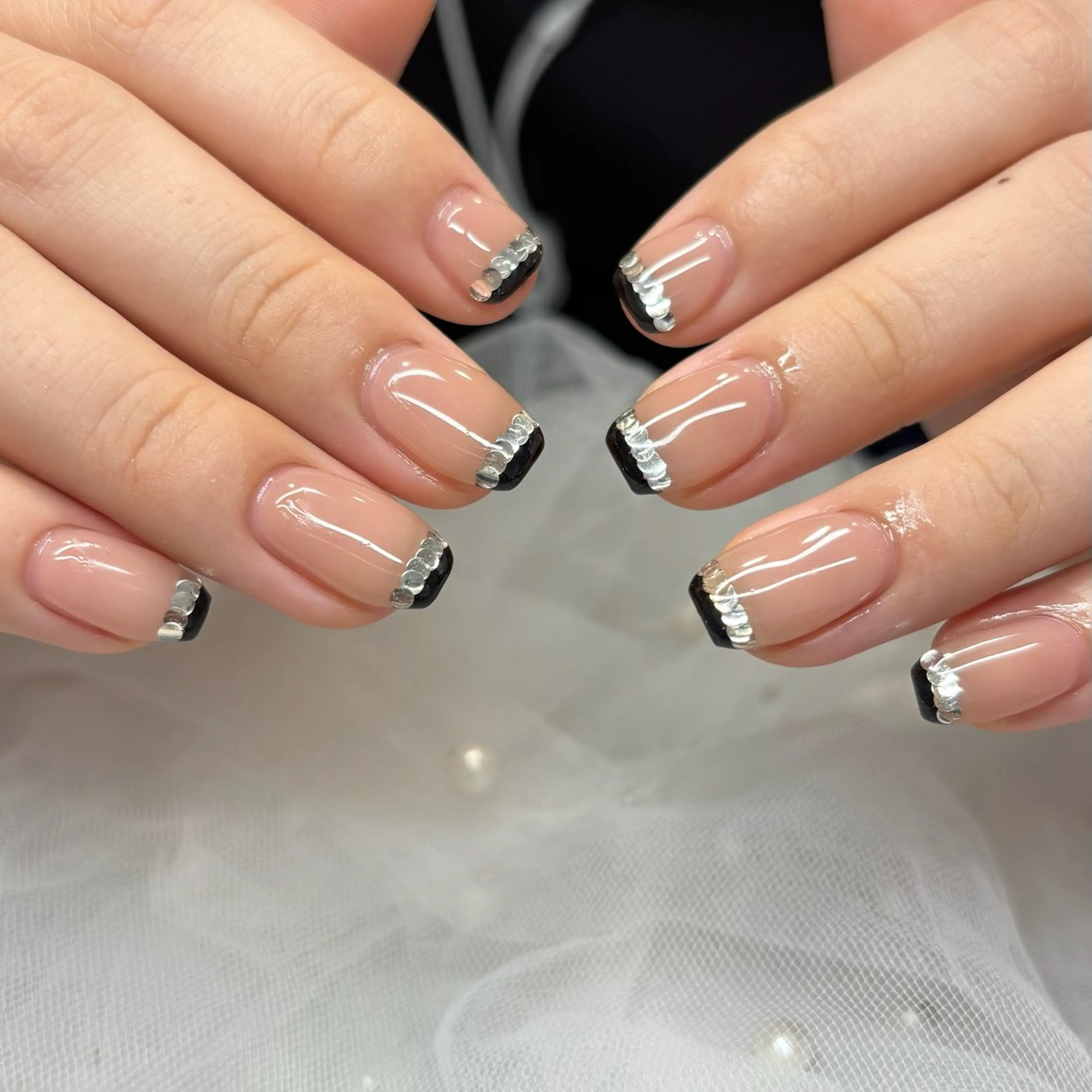 ネイル シンプルネイル ハンドネイル 荒巻 めいのネイルデザイン