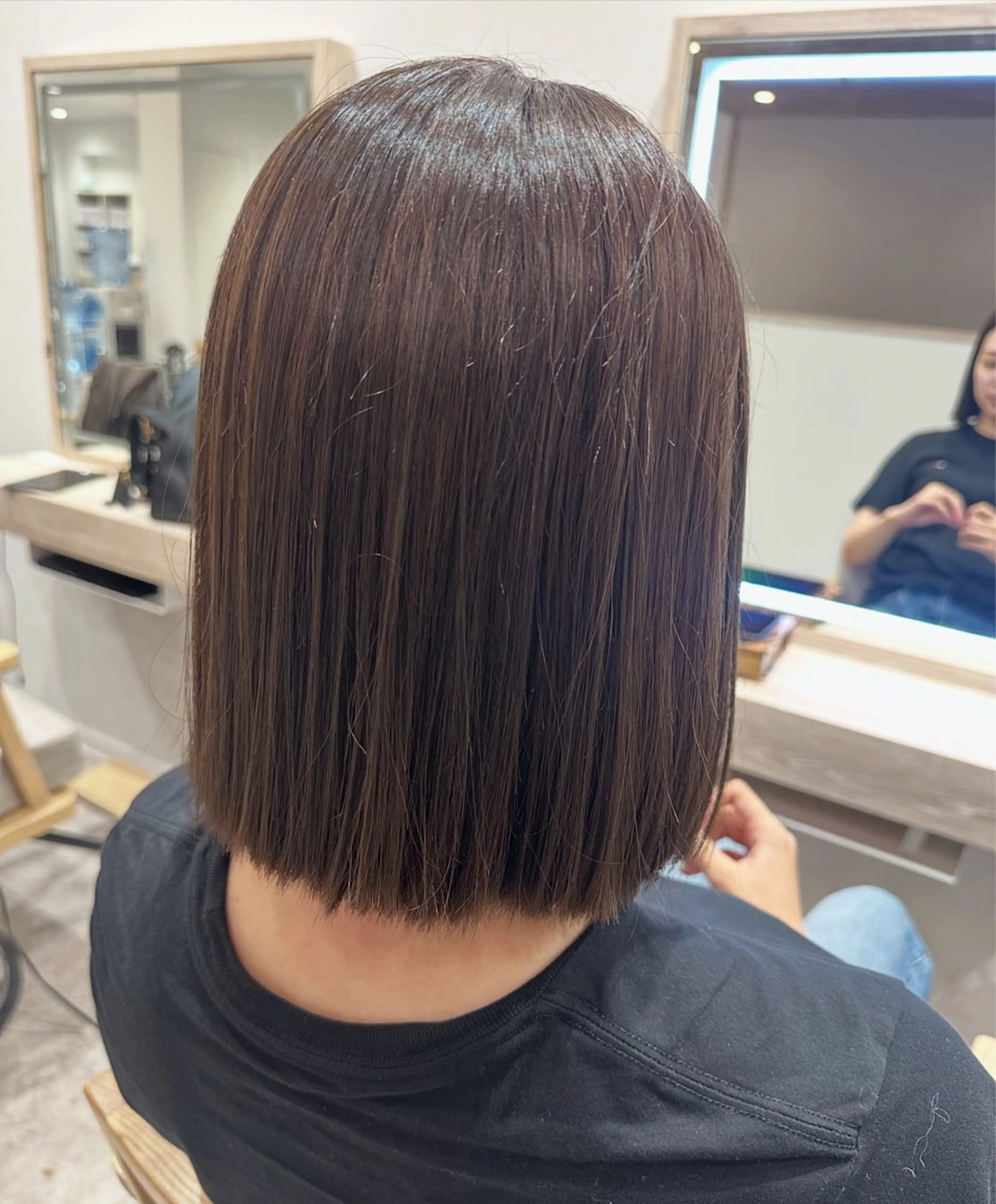 カラー ブリーチ ブリーチなしカラー ヘアカラー トリートメント little船橋【リトル フナバシ】所属・佐久間守生 (さくましゅう)のヘアスタイル