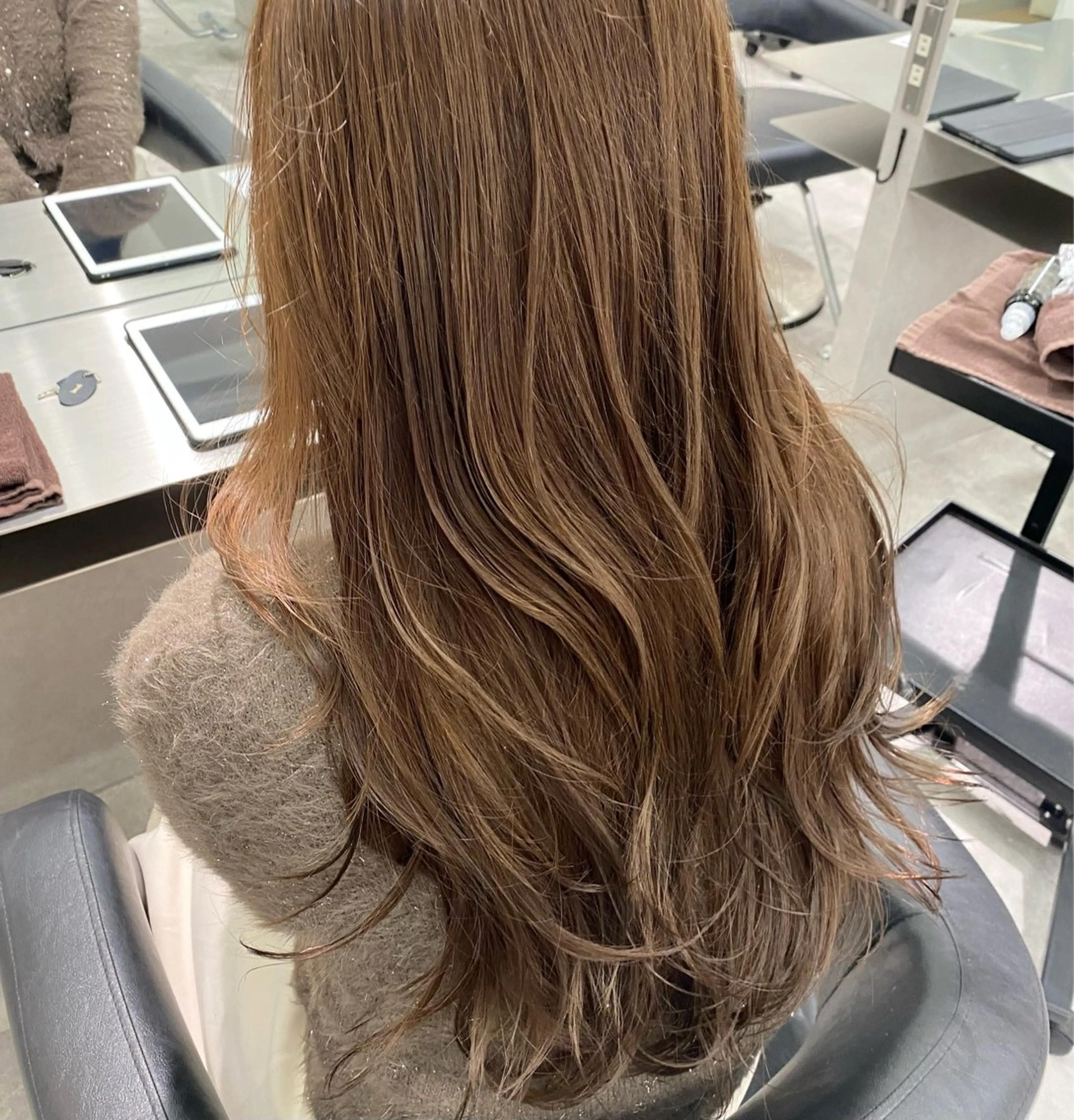 ロング カラー 透明感カラー/当日予 約OK🤍〔杉野葵〕のヘアスタイル