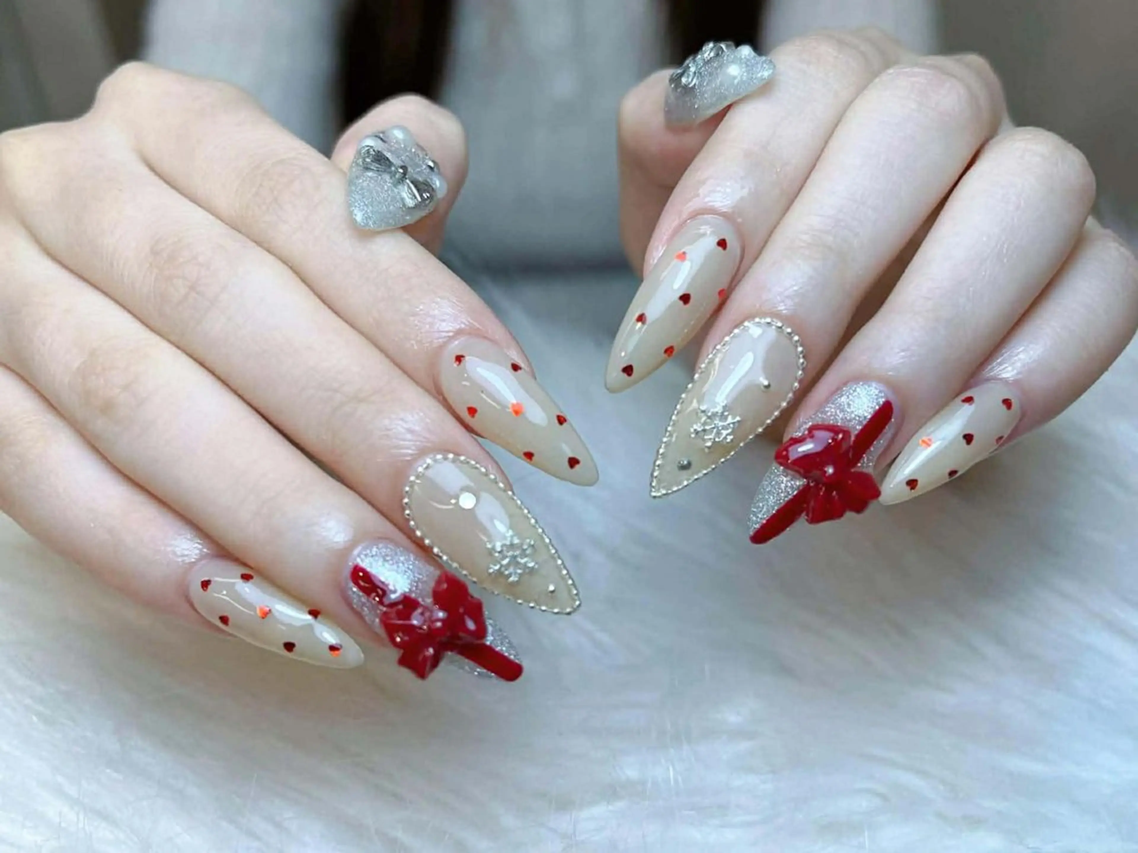 ネイル アートネイル 成人式 ジェルネイル ニュアンスネイル 夏ネイル ハンドネイル NIE MoMoのネイルデザイン