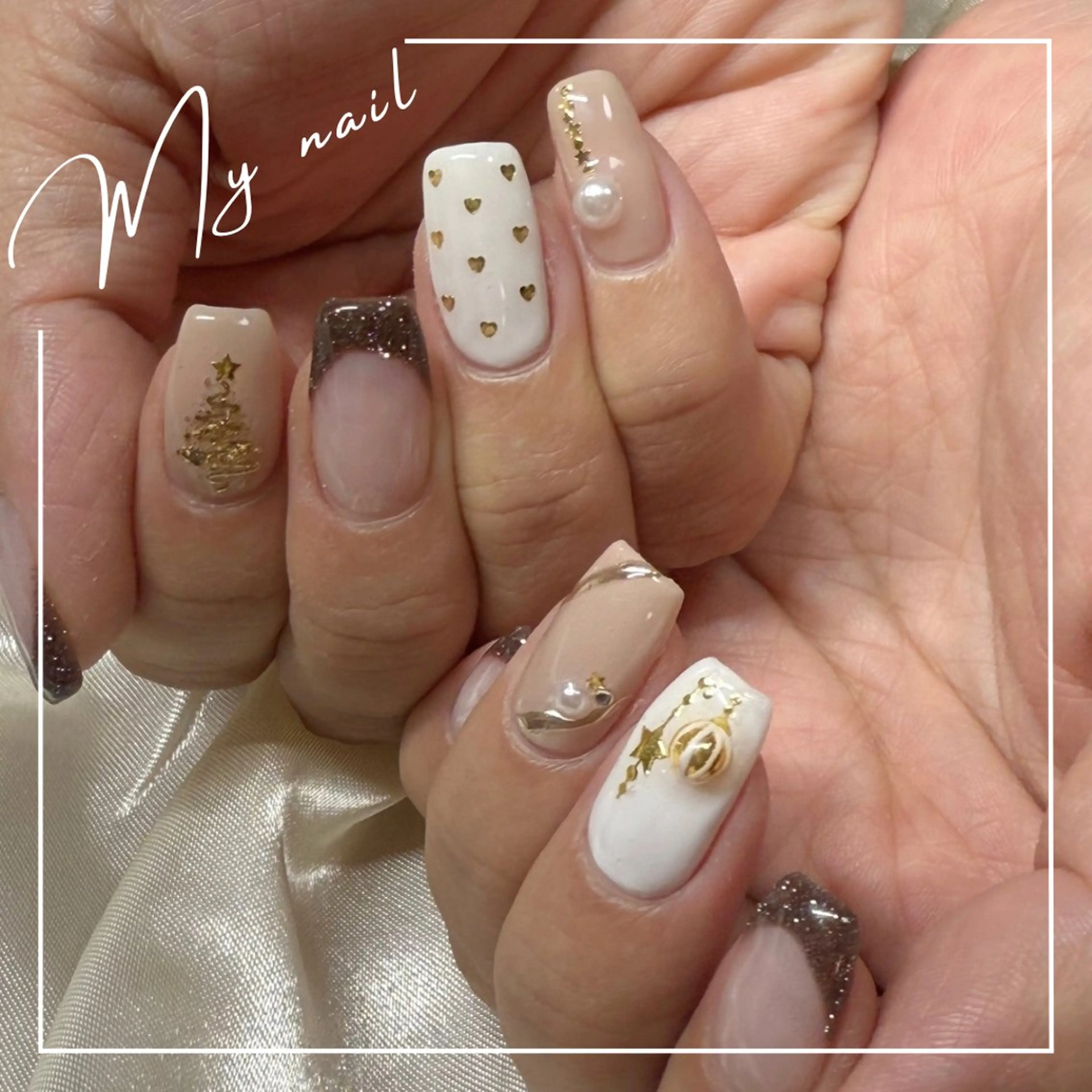 ネイル 持ち込み ハンドネイル MY NAILのネイルデザイン