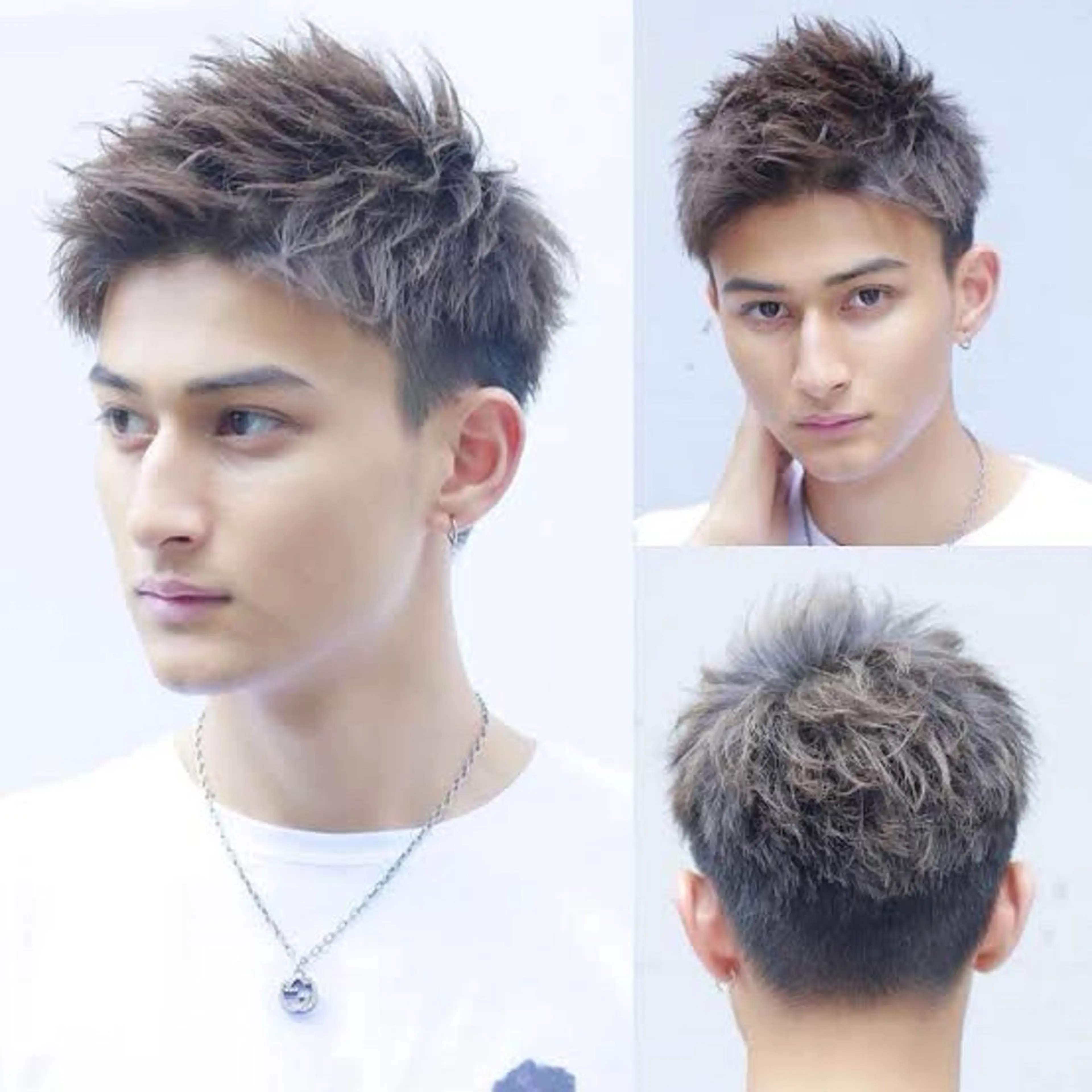 ショート パーマ メンズ [無料カットモデル] 田野　将汰のヘアスタイル