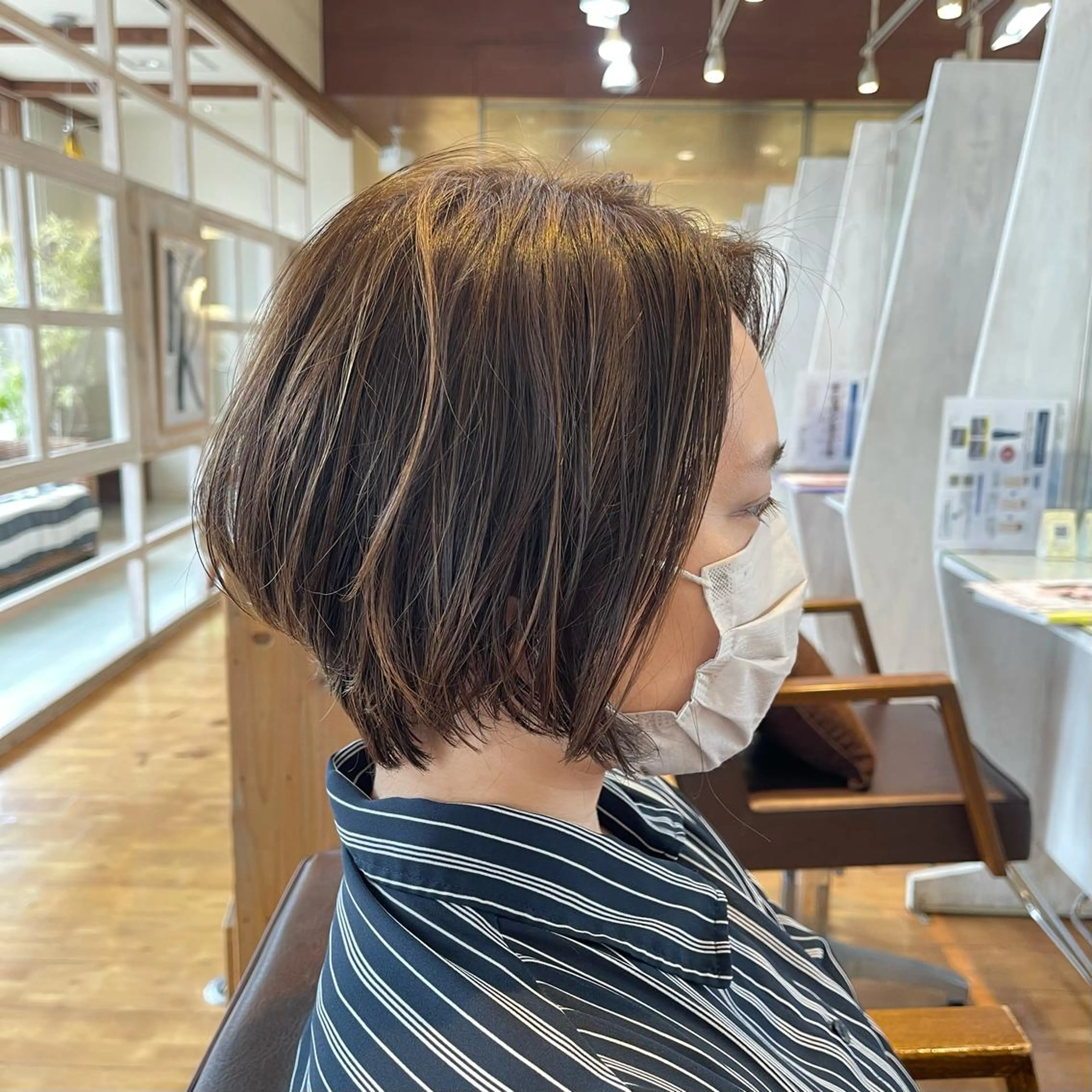 ショート ショートボブ ボブ ハイライト ショートヘア BALANCE ベル所属・髪質改善/縮毛矯正 小淵大輔のヘアスタイル