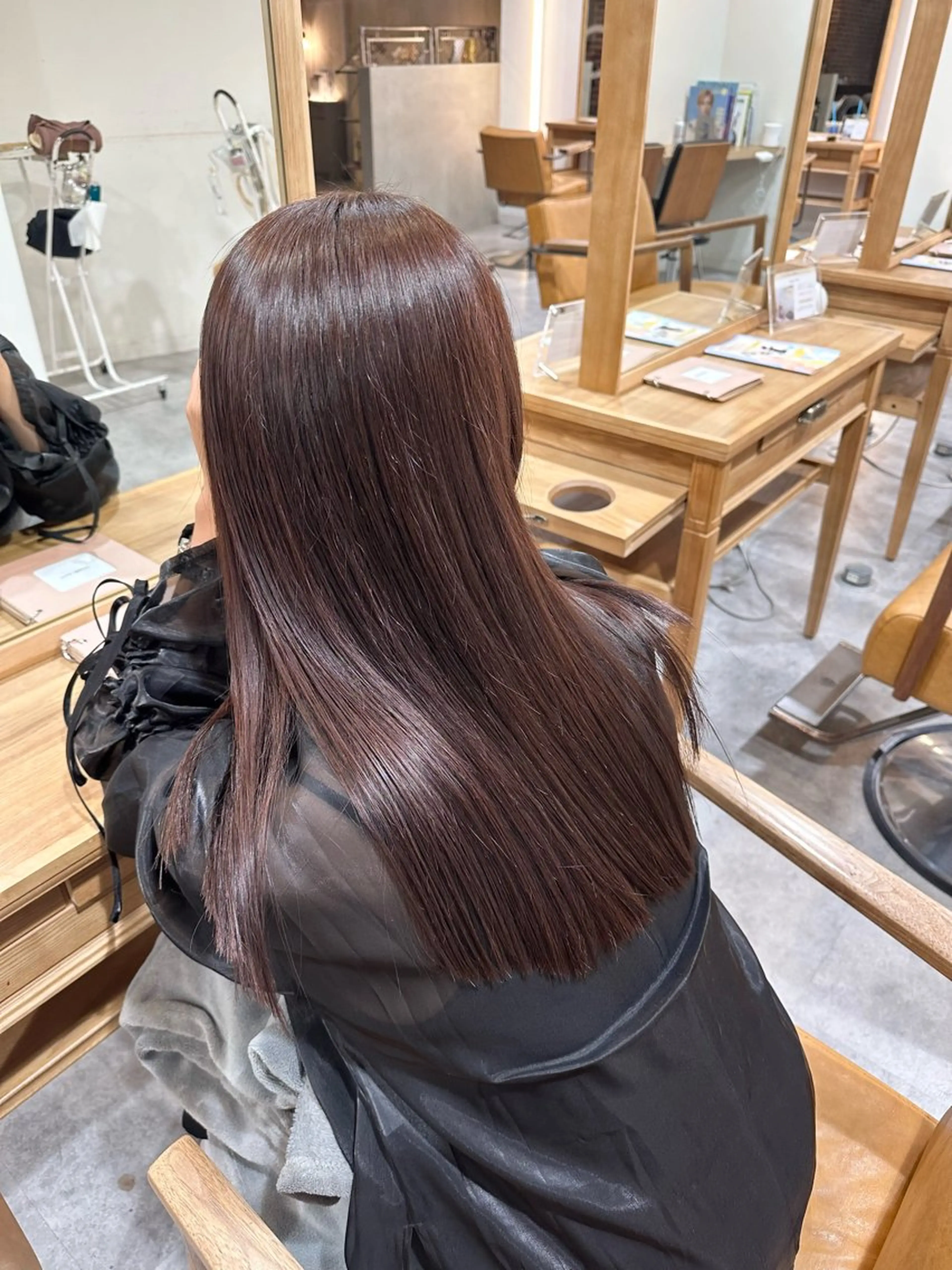 ロング カラー ヘアカラー 福崎 真奈のヘアスタイル