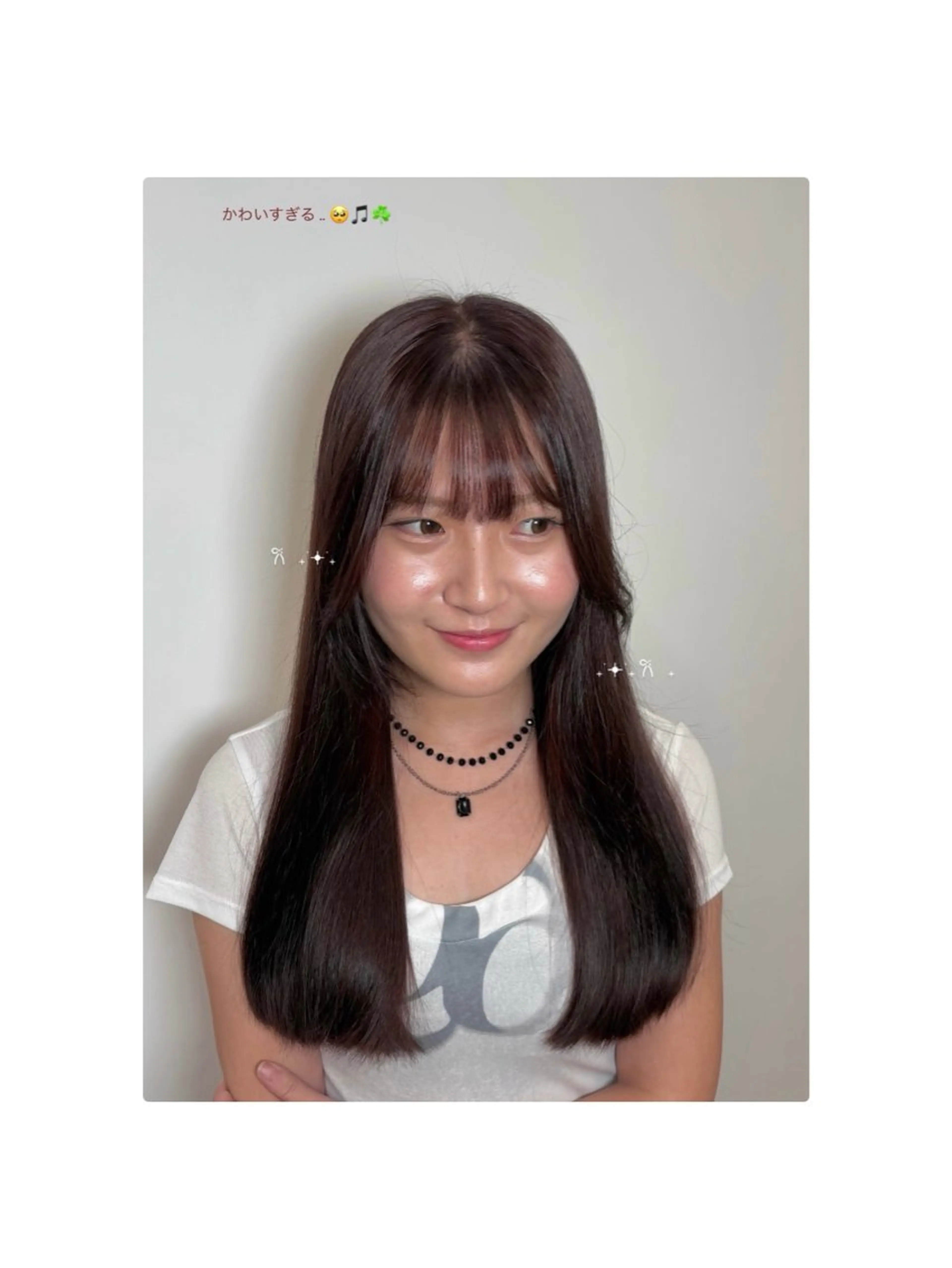 【 ミニモ限定 🐈📖 ₊ ‧ 】  透明感カラー + 超音波トリートメント 🥝🪡の写真