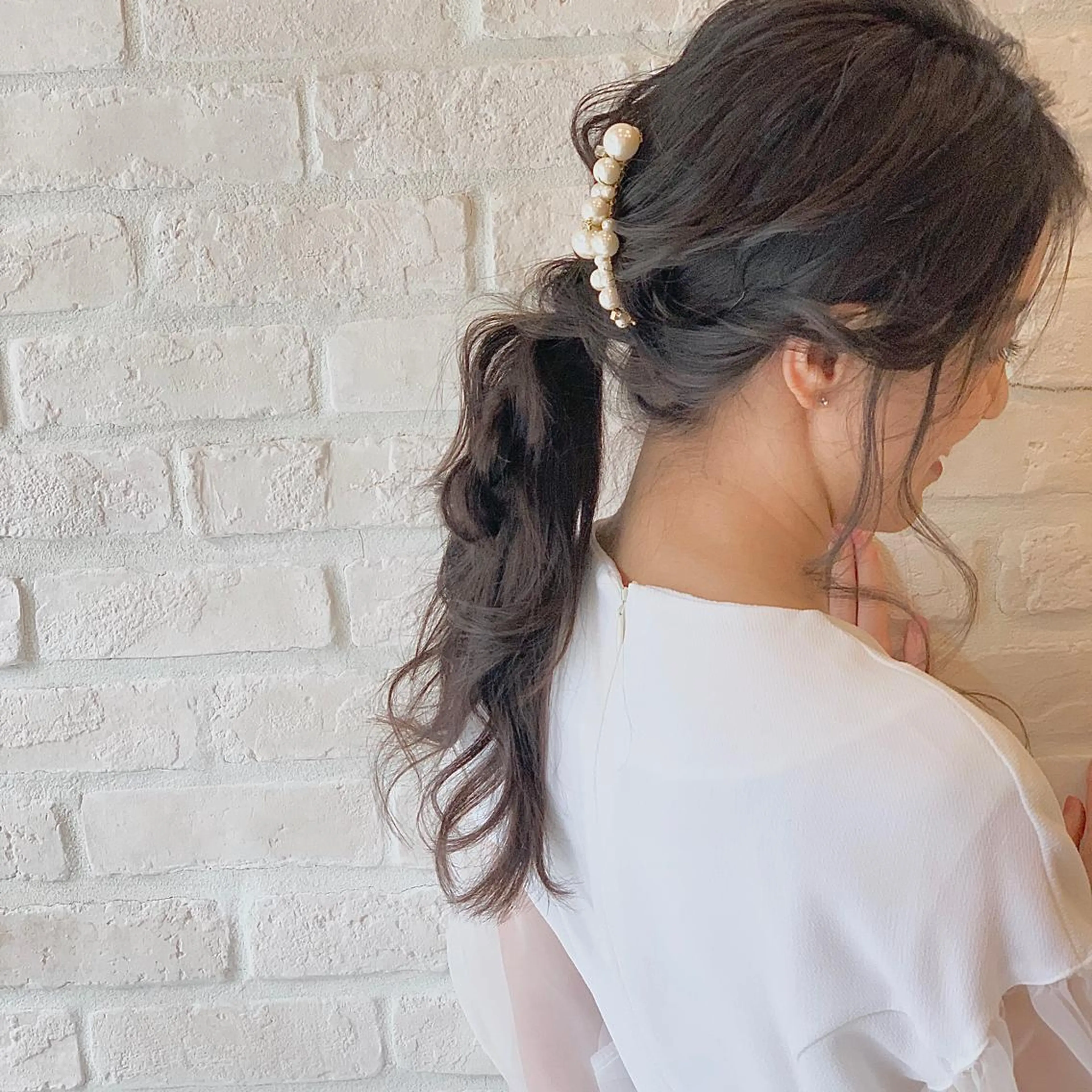 ロング ヘアアレンジ 飯塚 沙衣のヘアスタイル