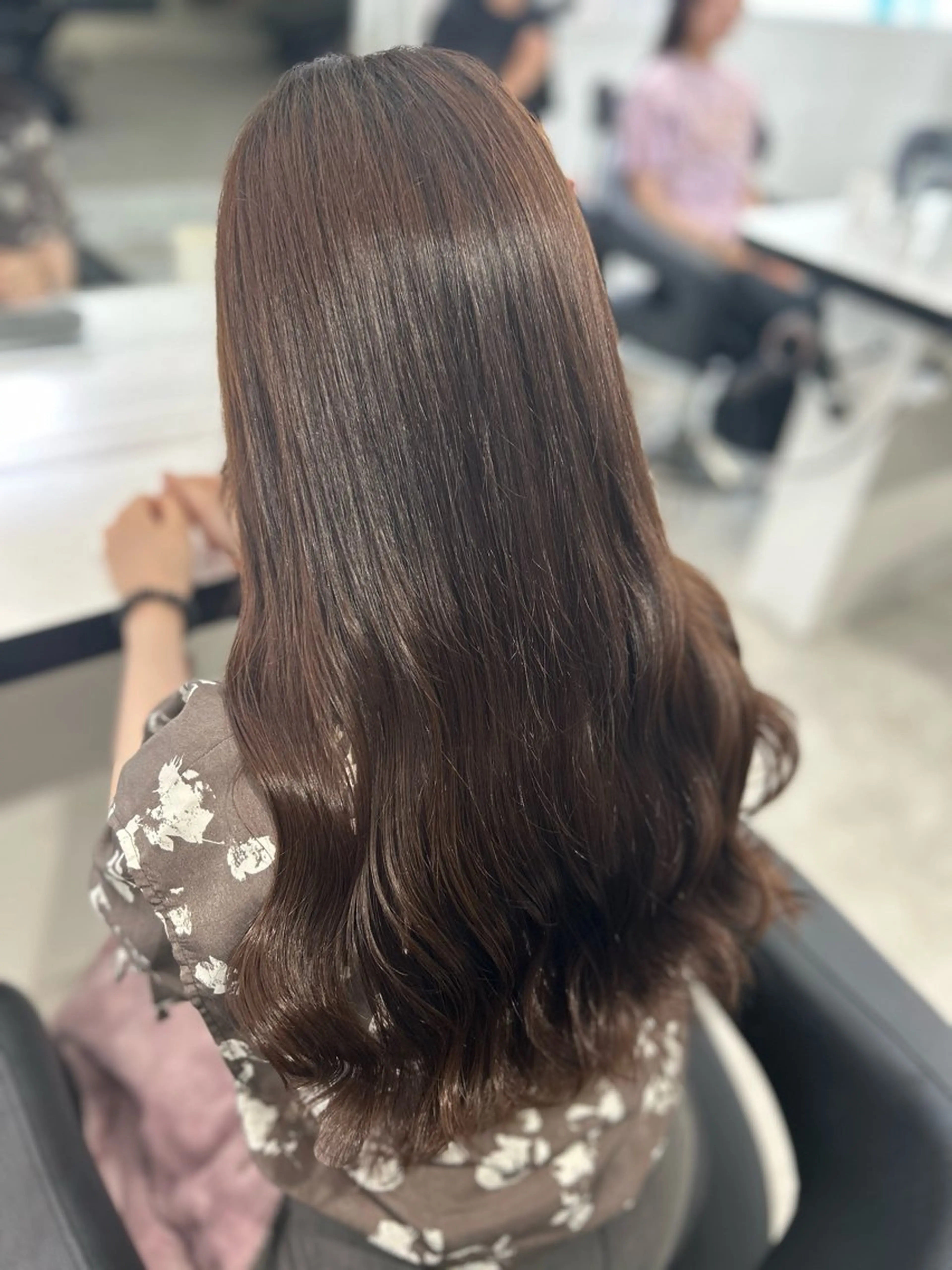 ロング 韓国レディヘア🤍 暗髪🤍miraiのヘアスタイル